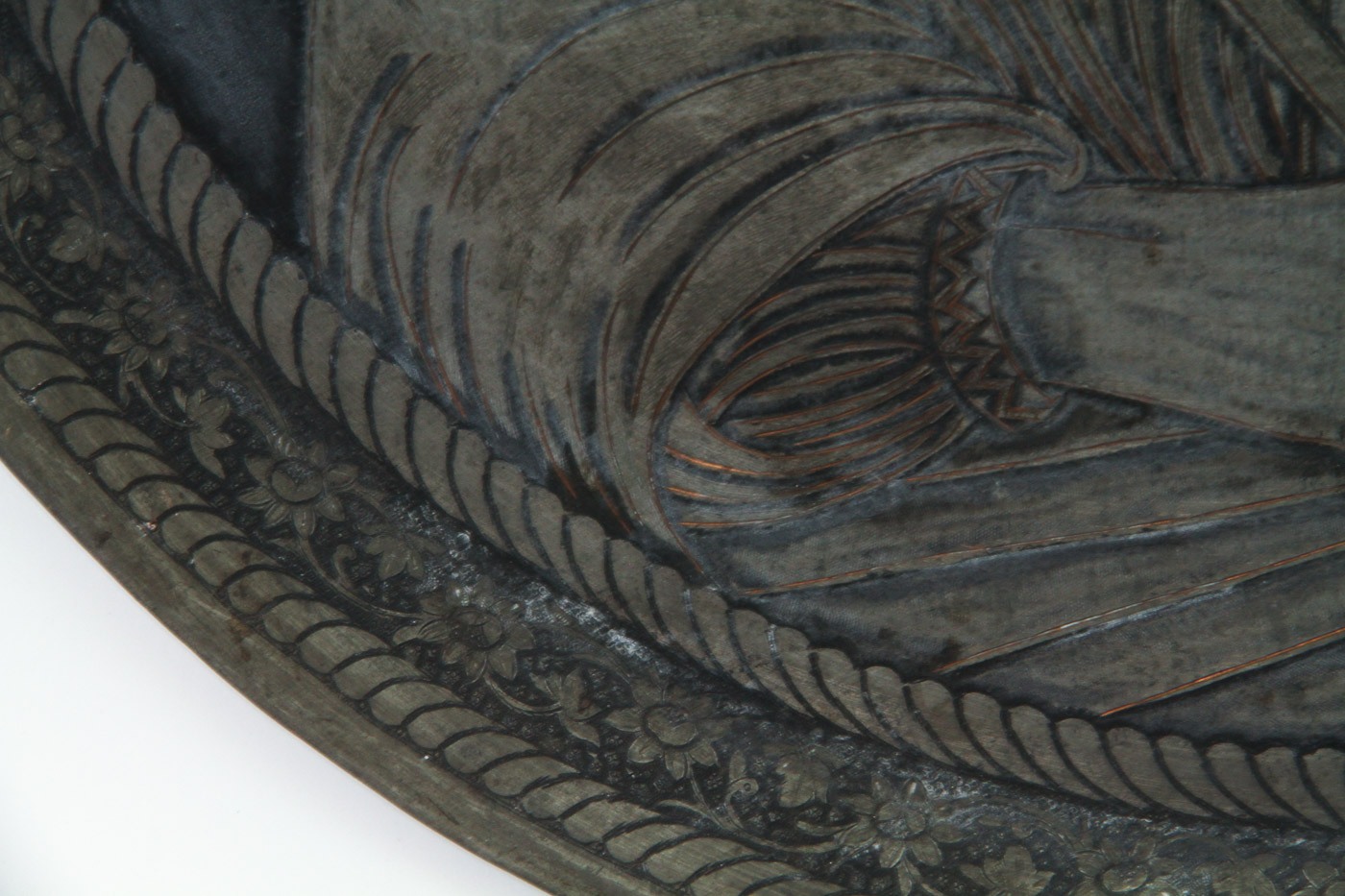 Bronze Plate with Moses Relief