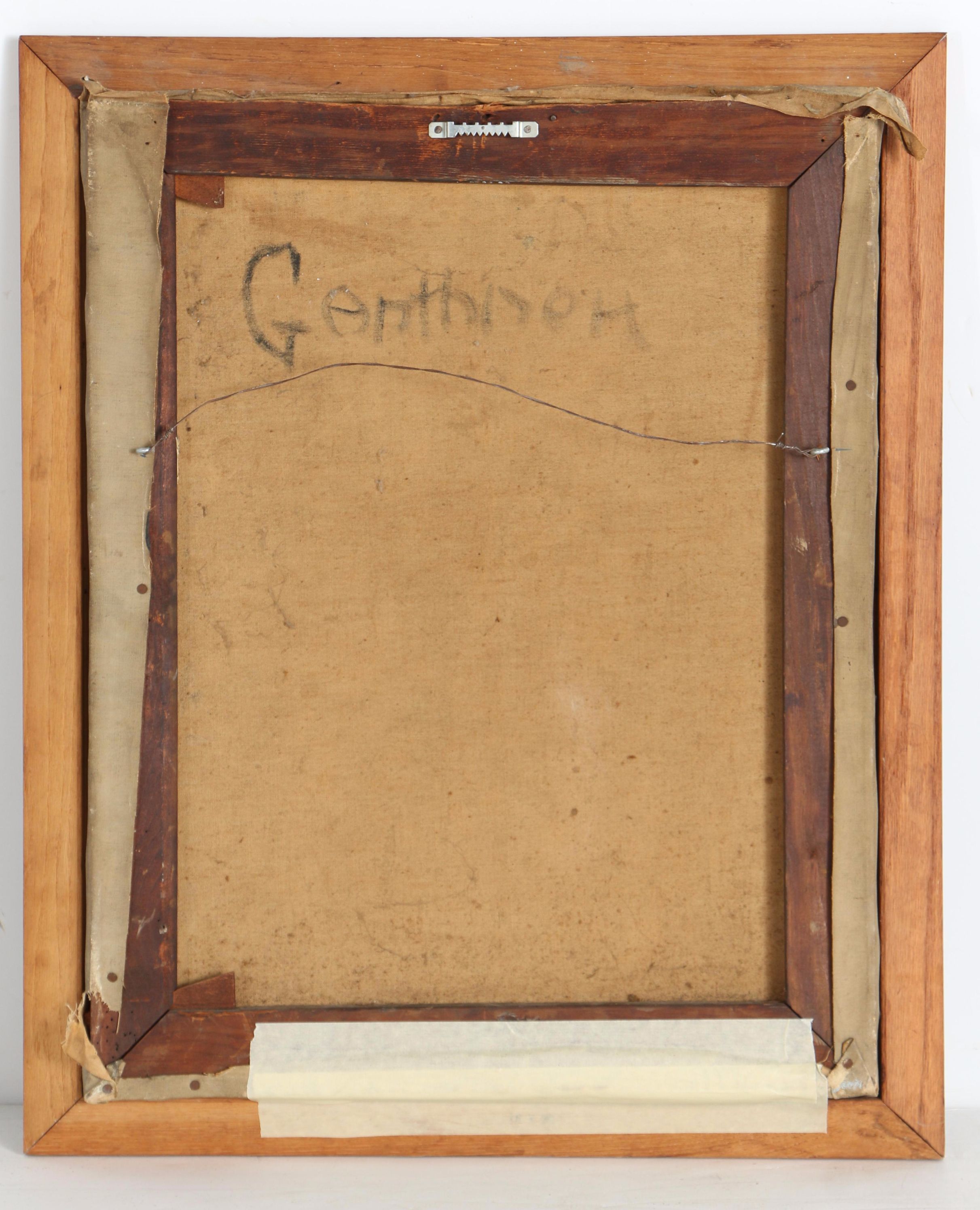 Oil on Canvas Portrait Painting of Young Woman