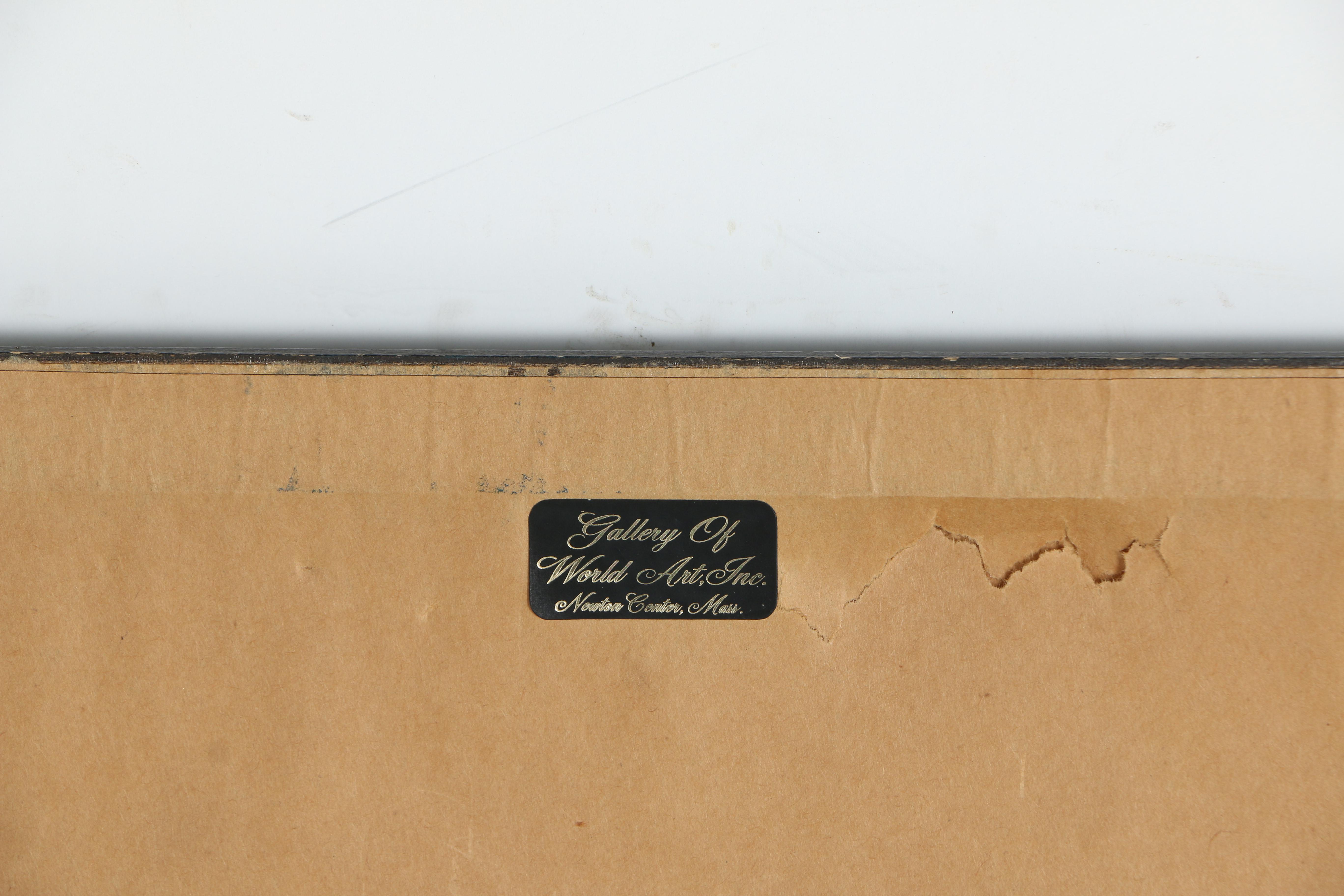 Arthur Polonsky Limited Edition Etching of Man