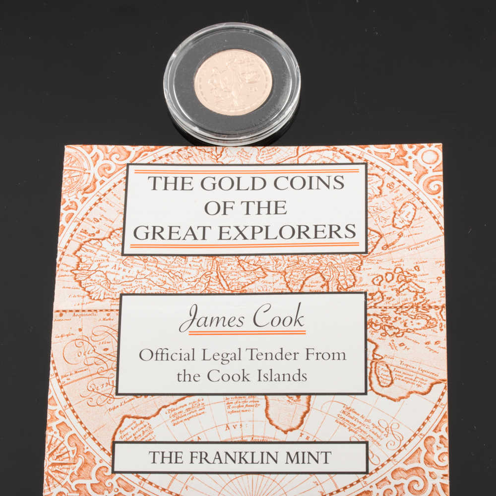 1997 Cook Islands $50 14K Gold Coin