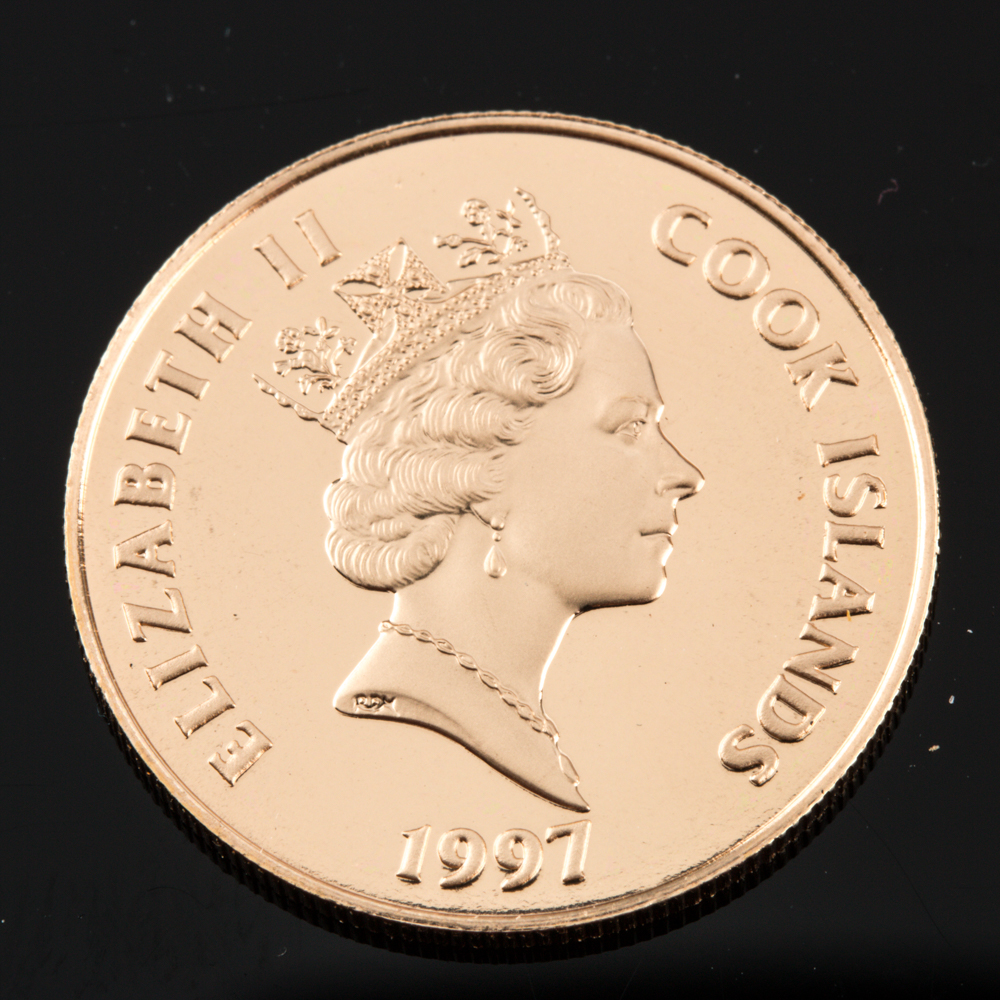 1997 Cook Islands $50 Gold Coin