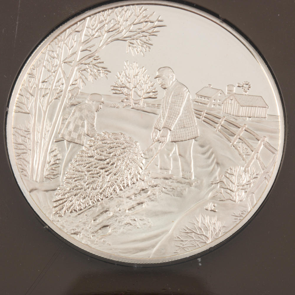 Franklin Mint .999 Silver Commemorative Ingots