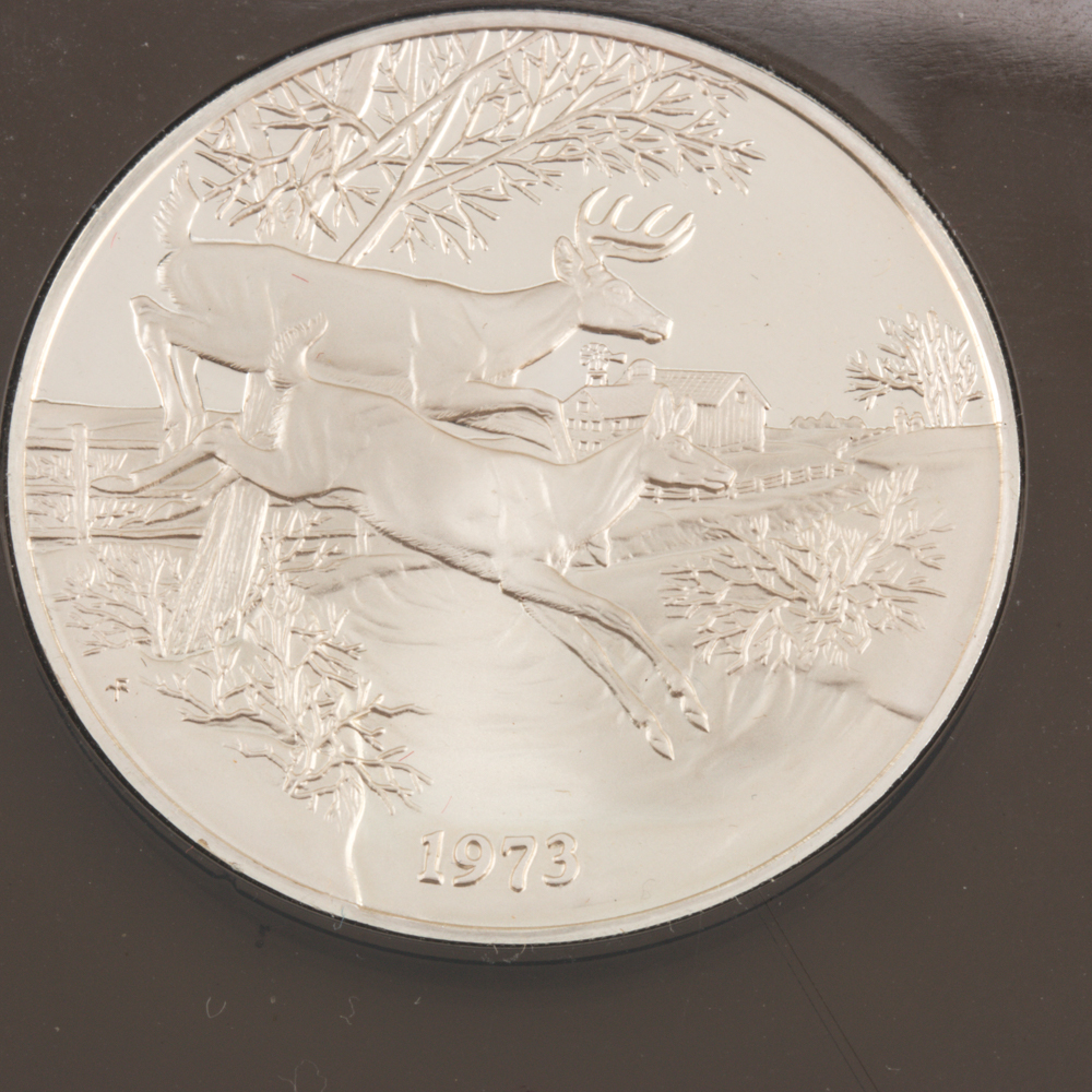 Franklin Mint .999 Silver Commemorative Ingots