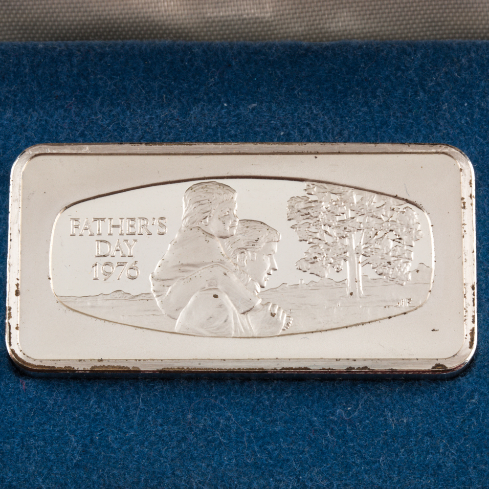 Franklin Mint .999 Silver Commemorative Ingots