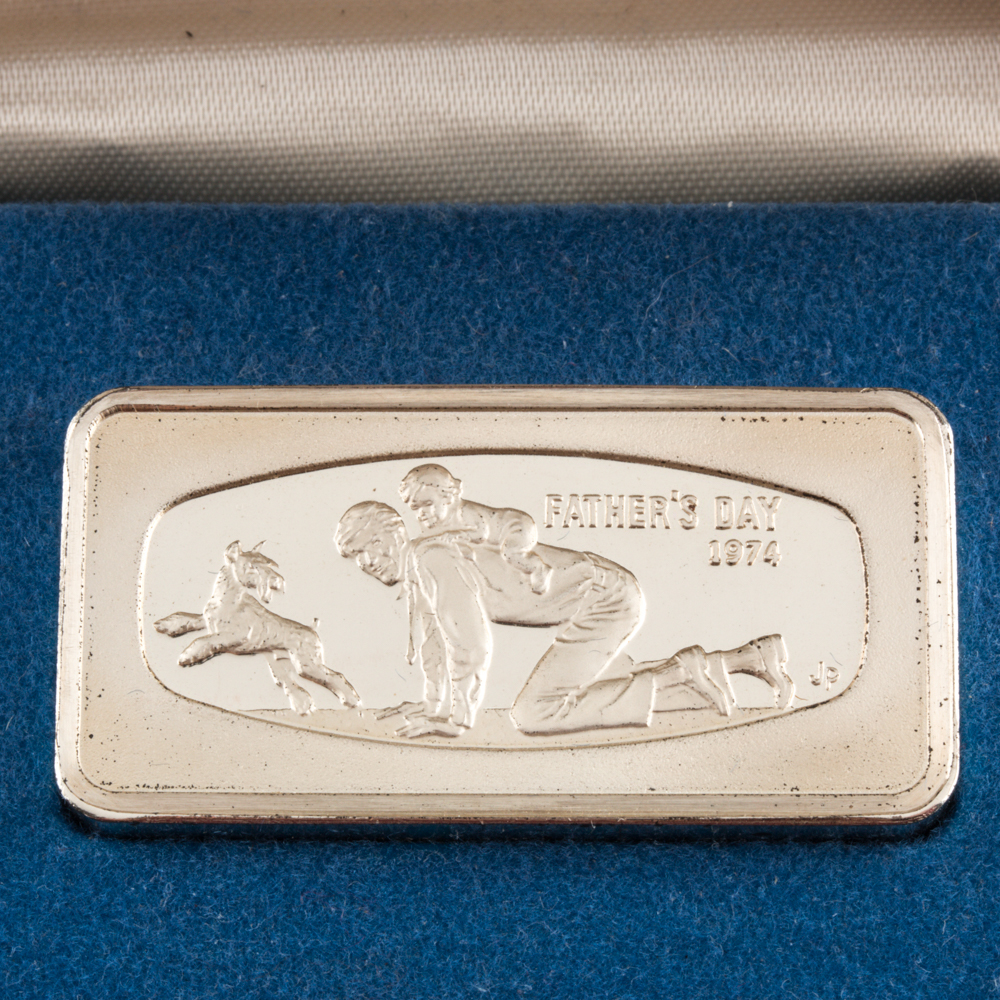 Franklin Mint .999 Silver Commemorative Ingots