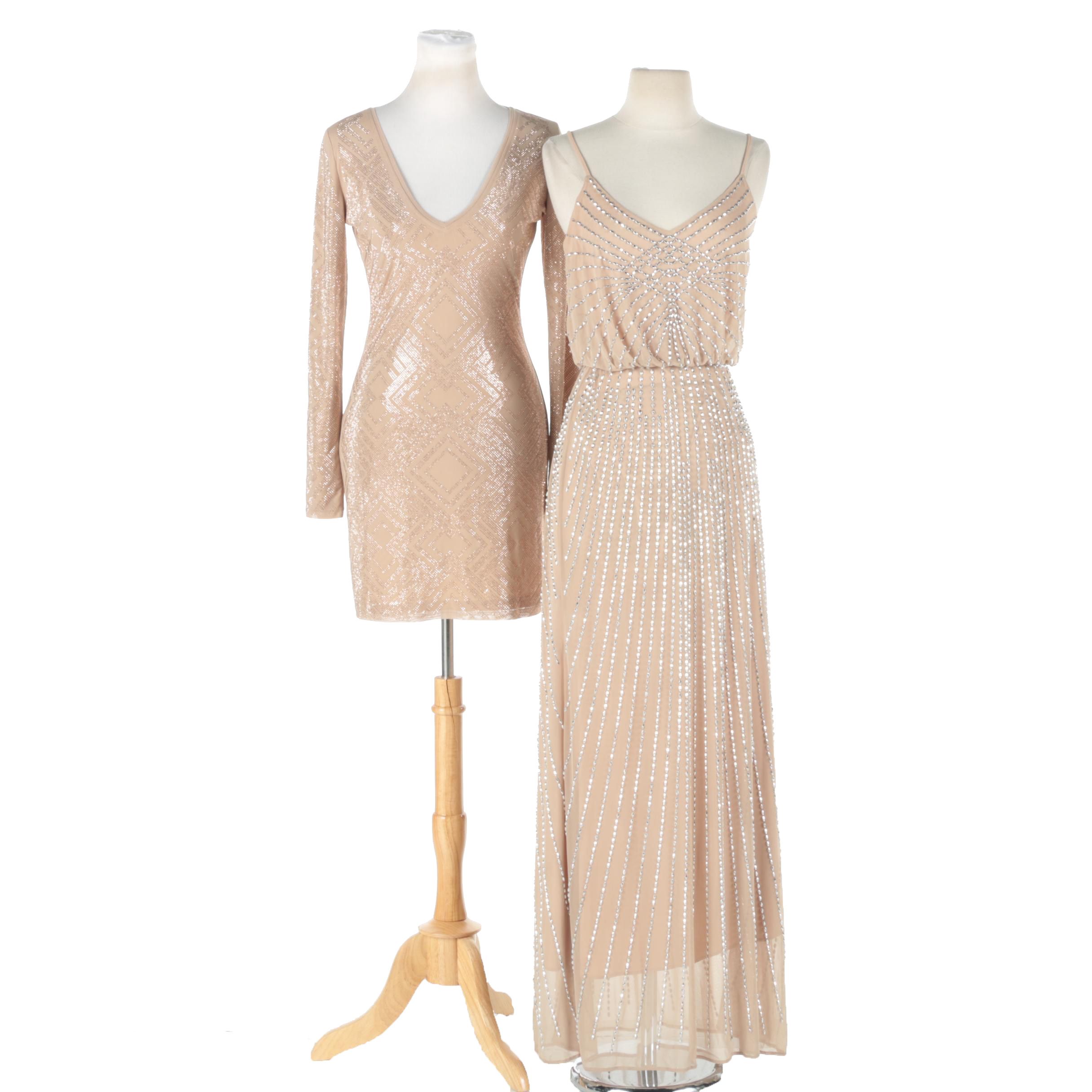 Embellished Evening Gown and Dress