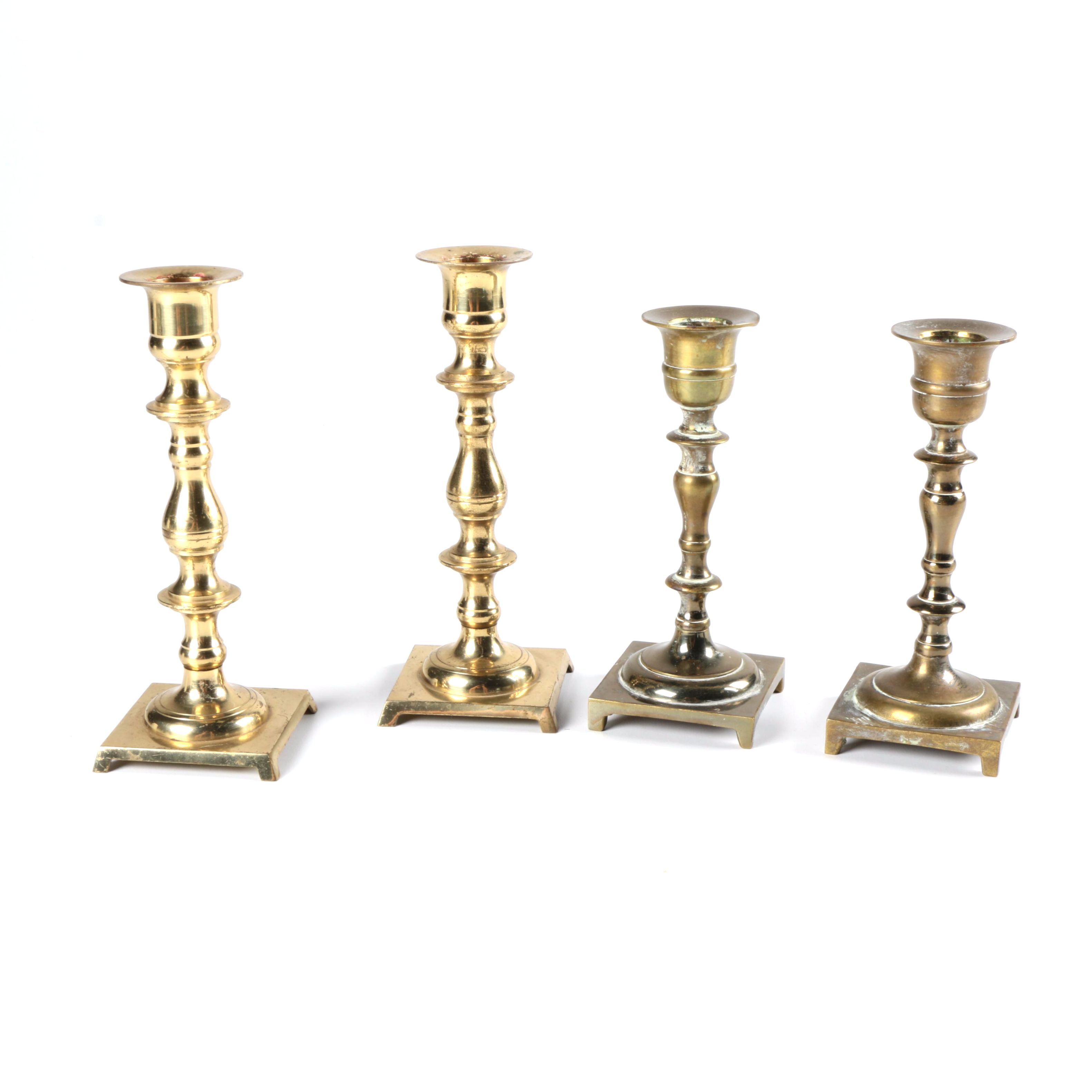Brass Candlestick Pairs
