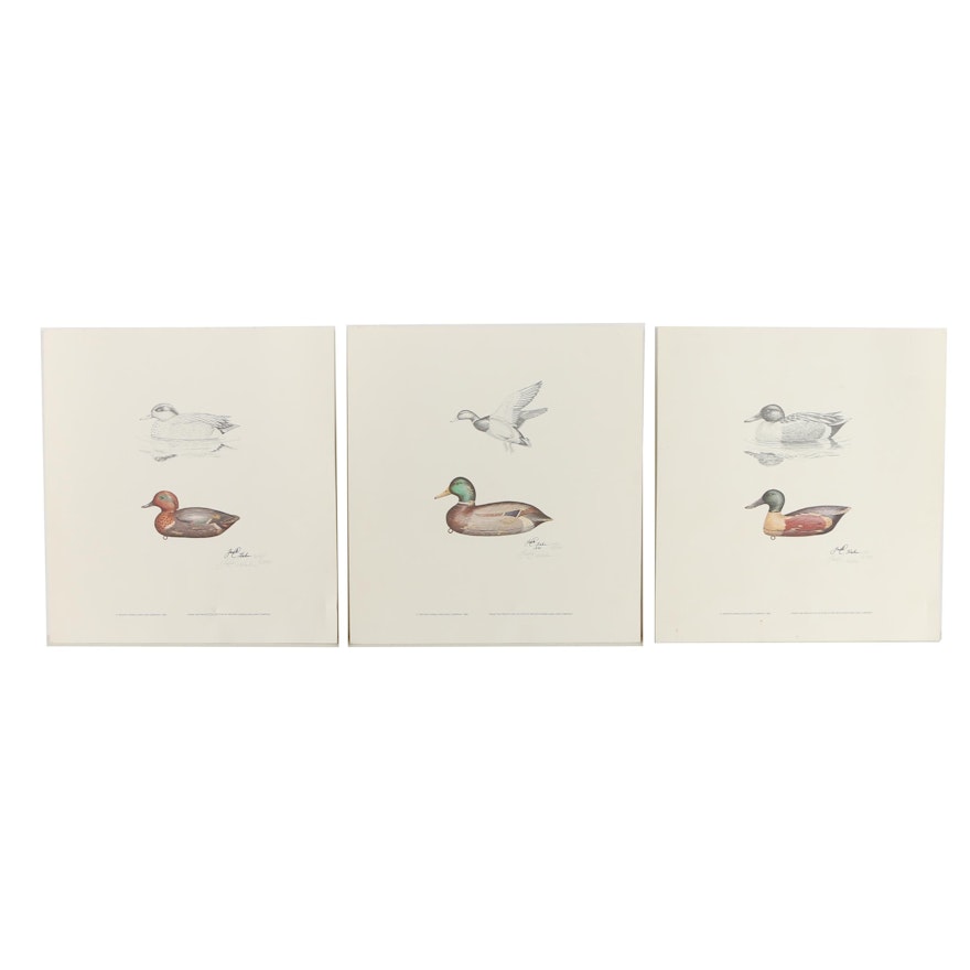 Jack Hahn Limited Edition Offset Lithographs of Mallards
