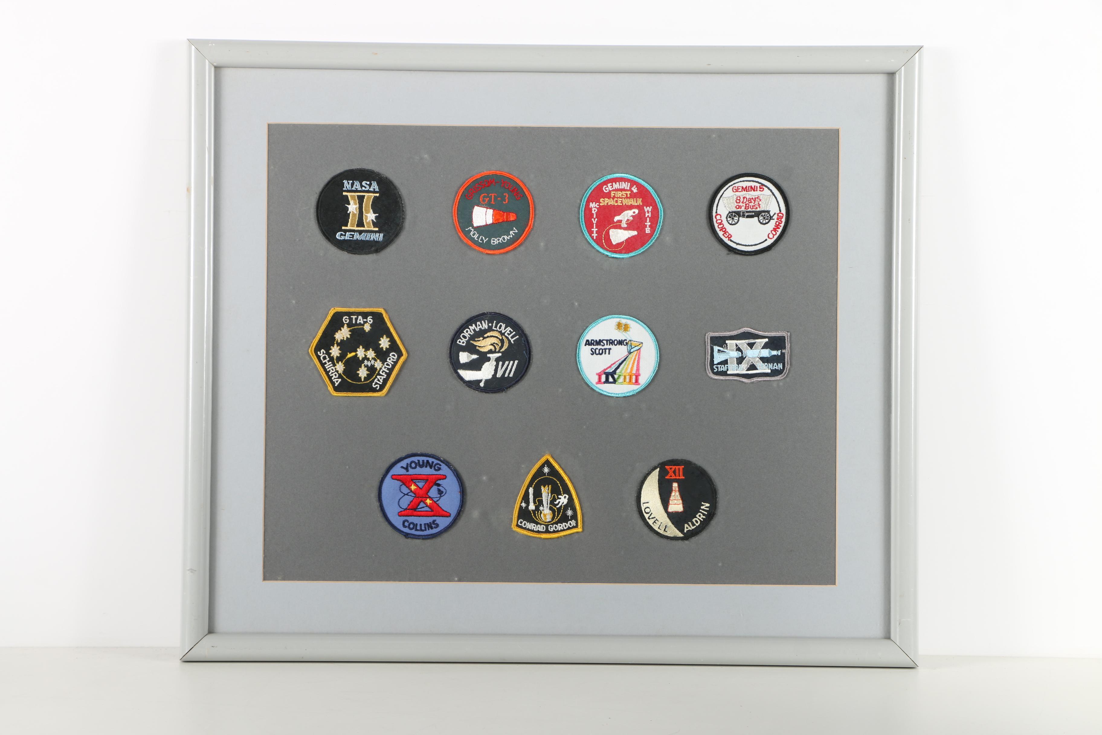 Collection of Mission Shoulder Patches for NASA