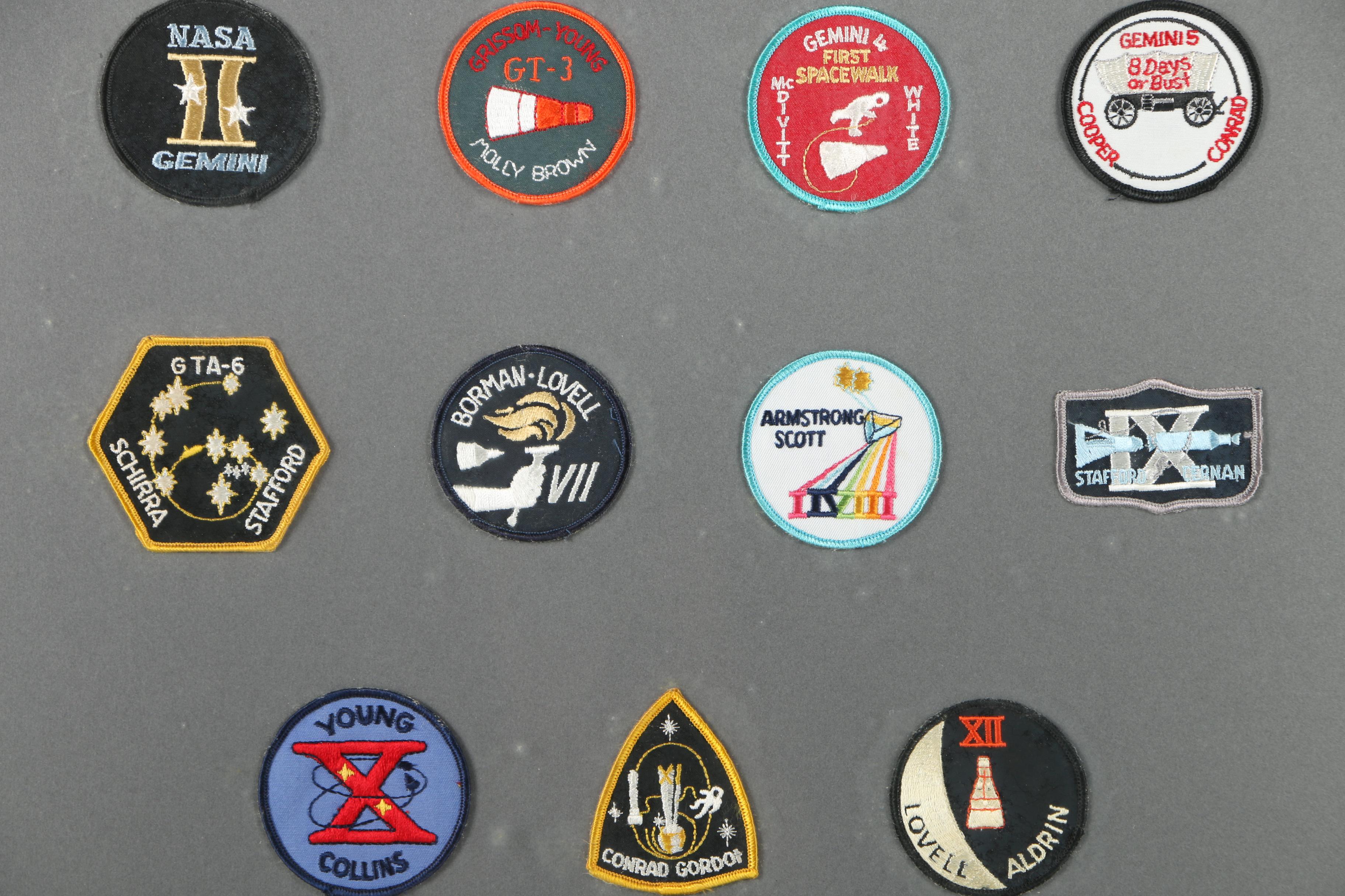 Collection of Mission Shoulder Patches for NASA