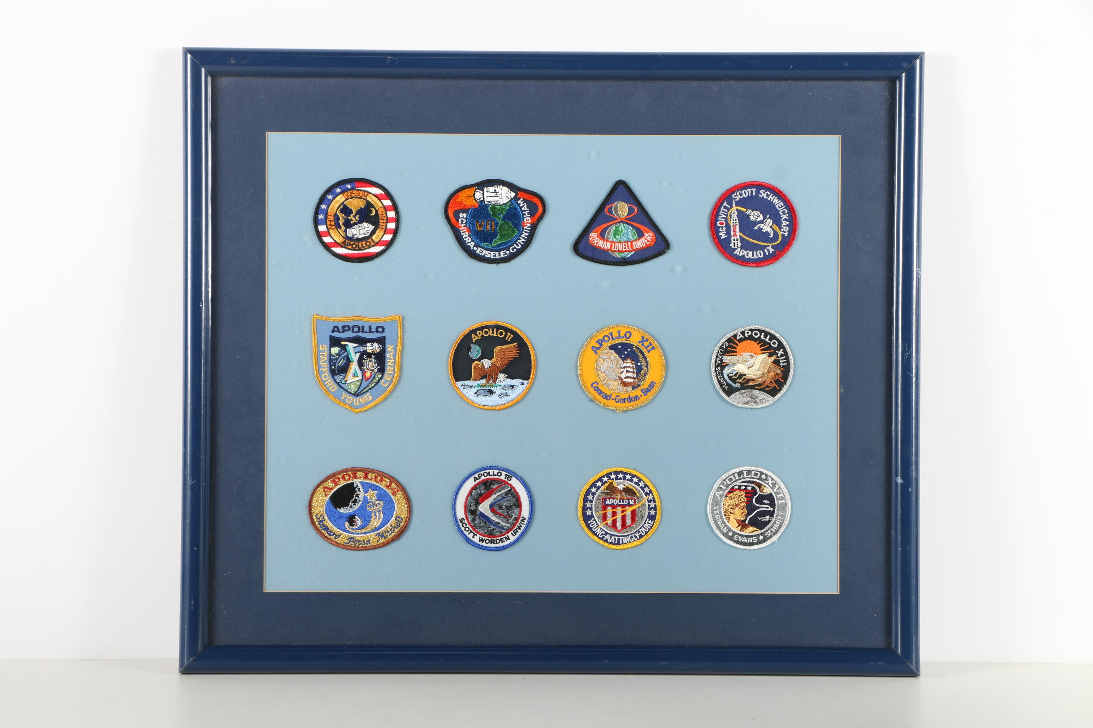 Collection of Mission Shoulder Patches for NASA