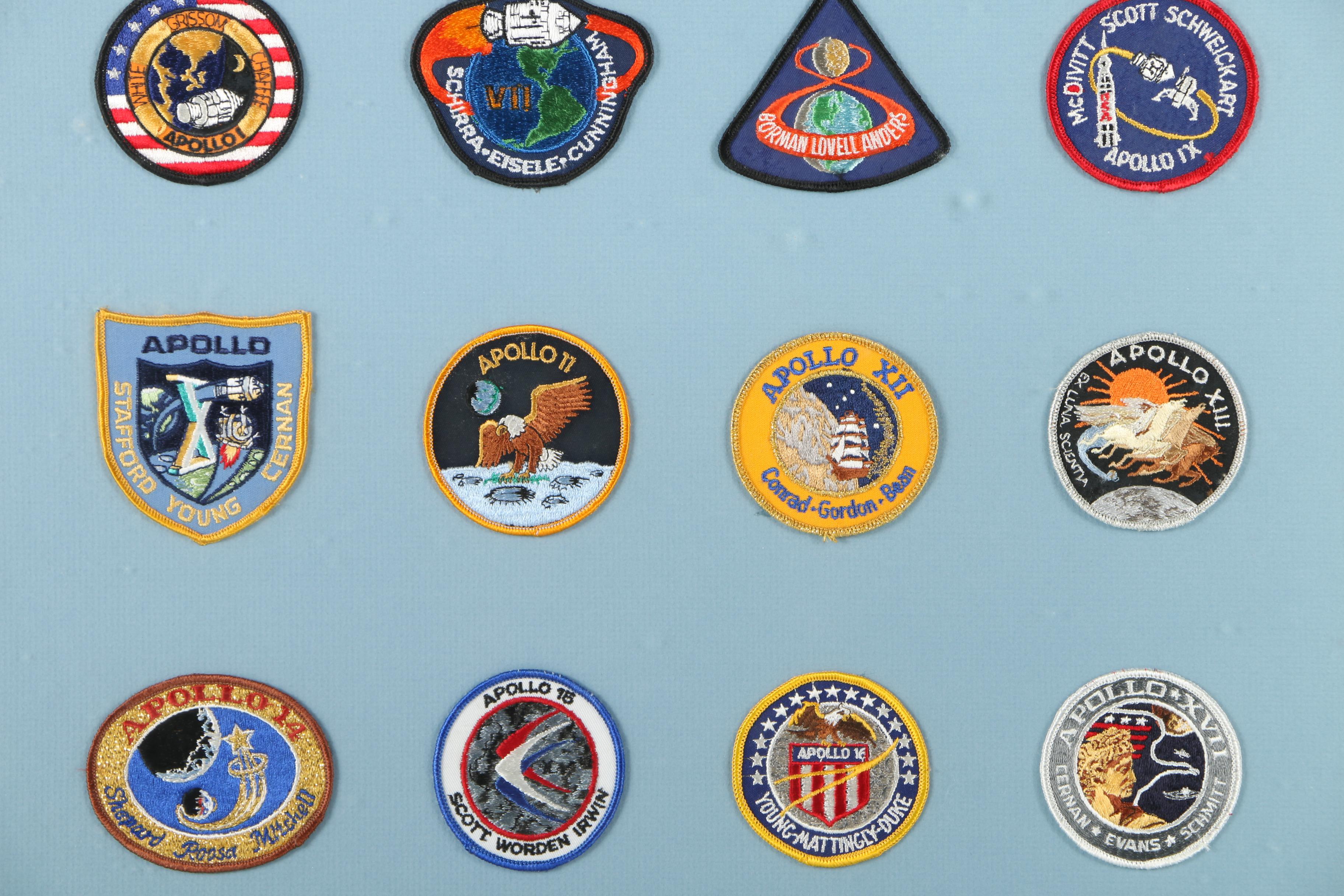 Collection of Mission Shoulder Patches for NASA