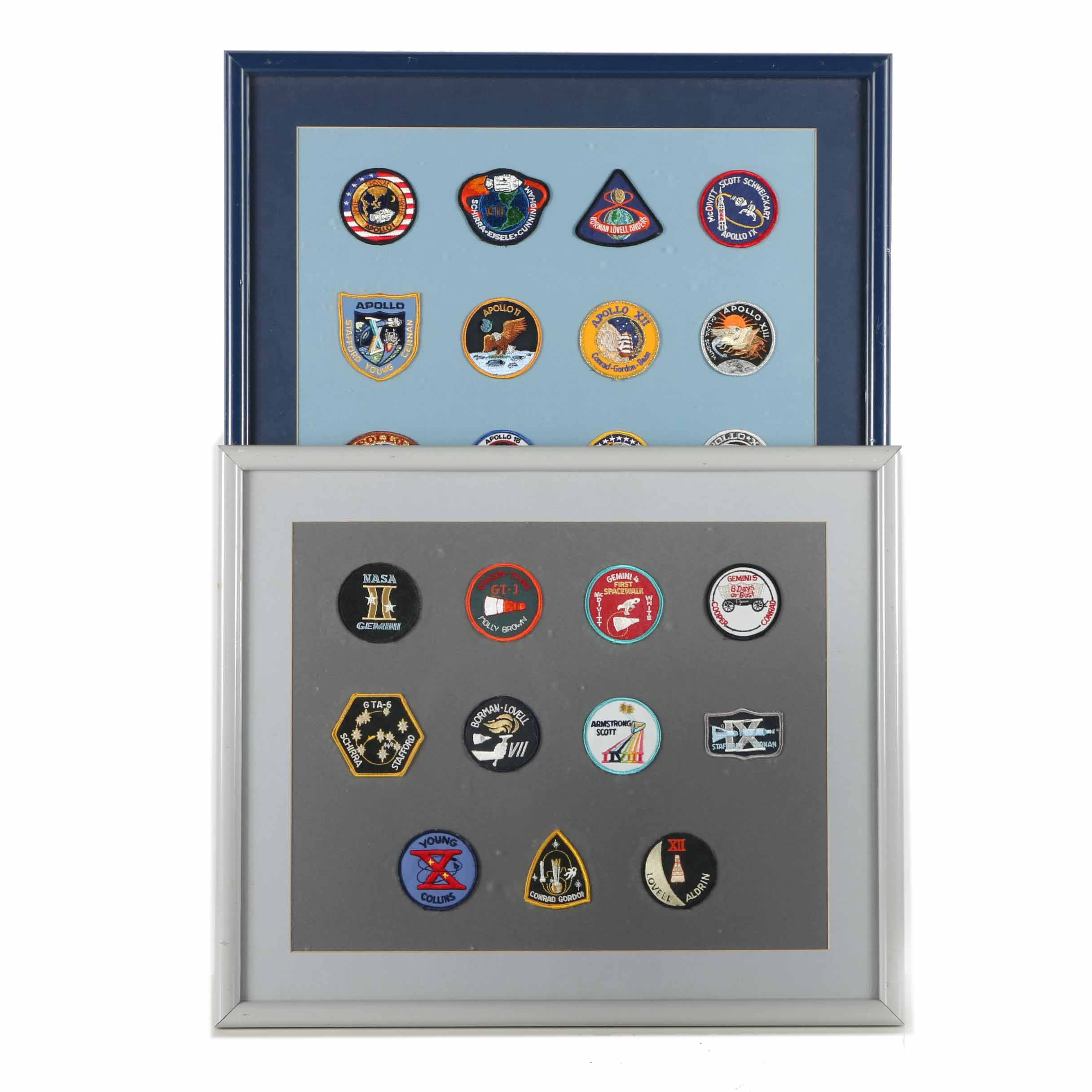 Collection of Mission Shoulder Patches for NASA
