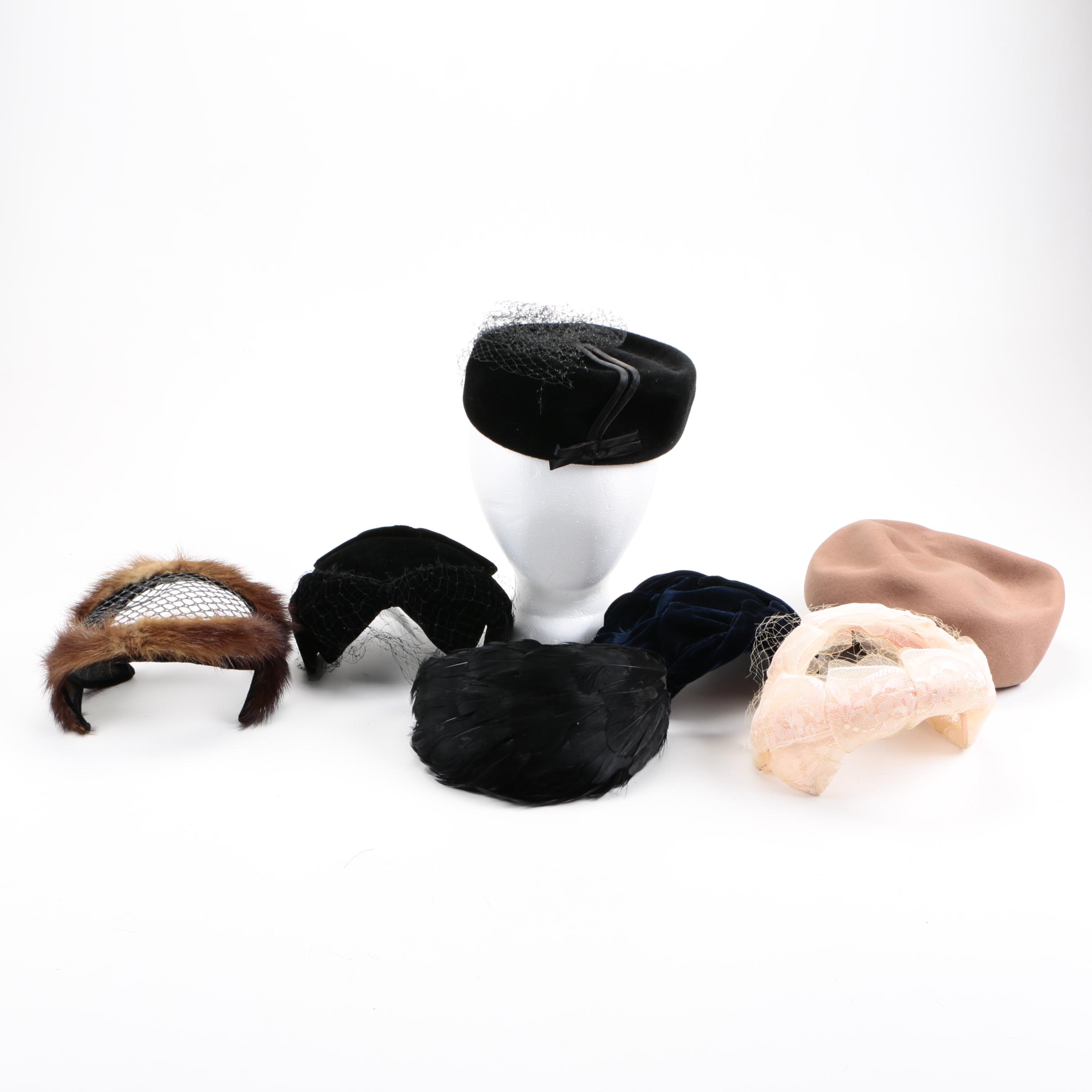 Women's Vintage Hats Including Henry Pollak