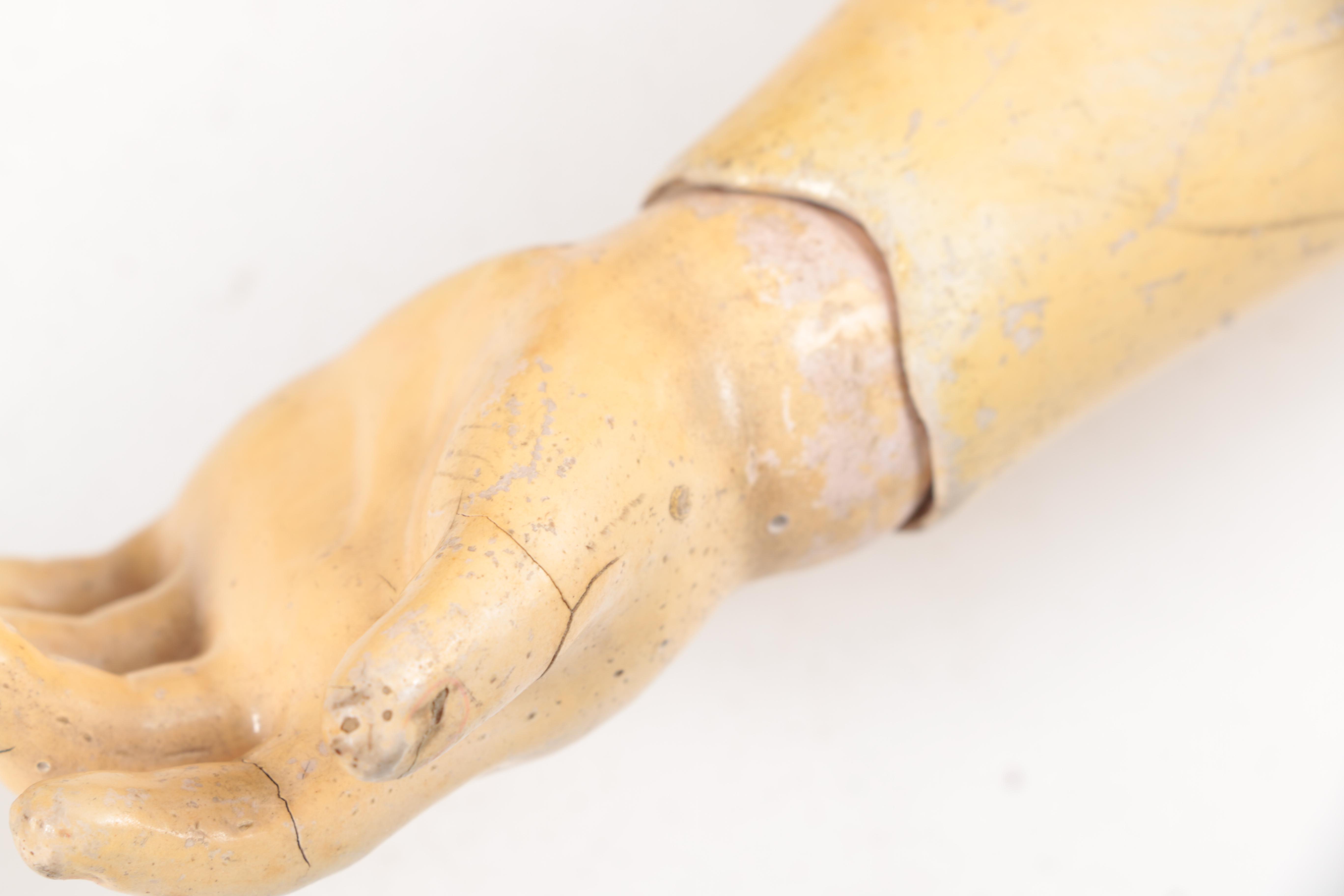 Vintage Porcelain Doll and Rocking Chair