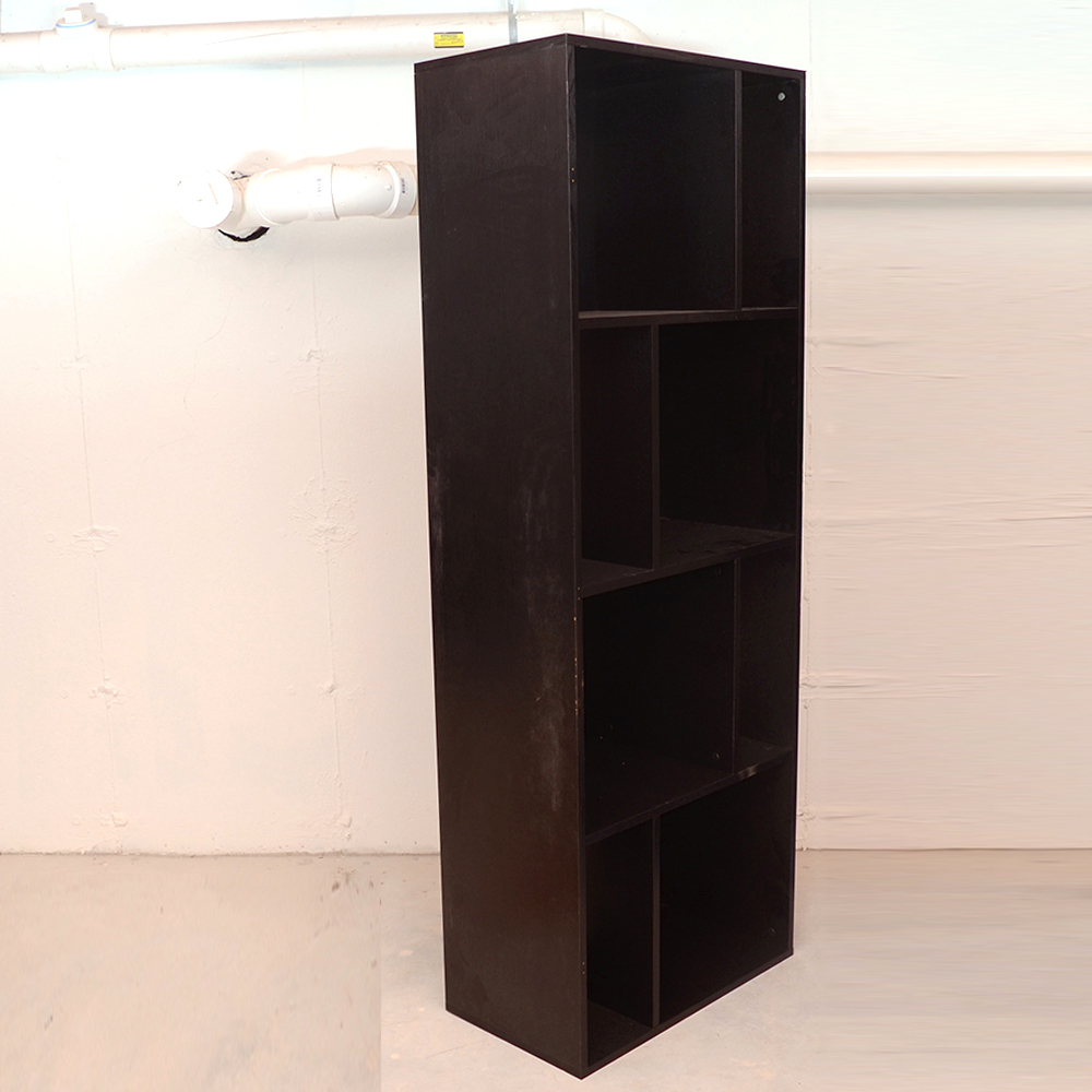 Espresso Finished Contemporary Bookcase