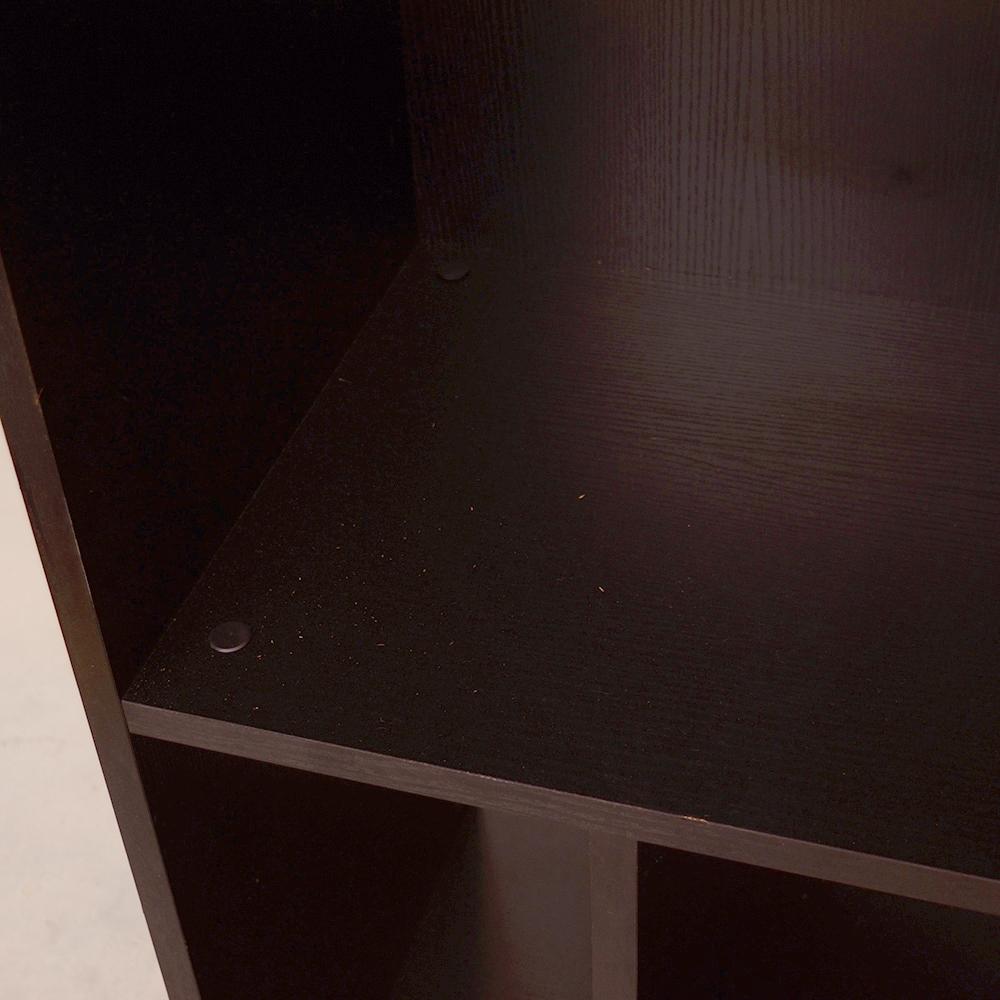 Espresso Finished Contemporary Bookcase