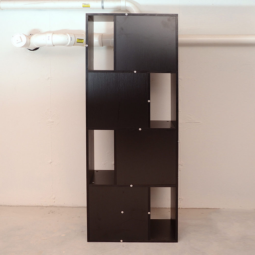 Espresso Finished Contemporary Bookcase