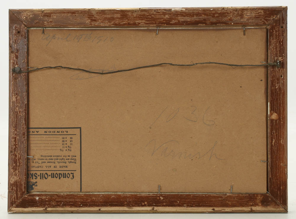 Oil Painting on Academy Board of a Landscape