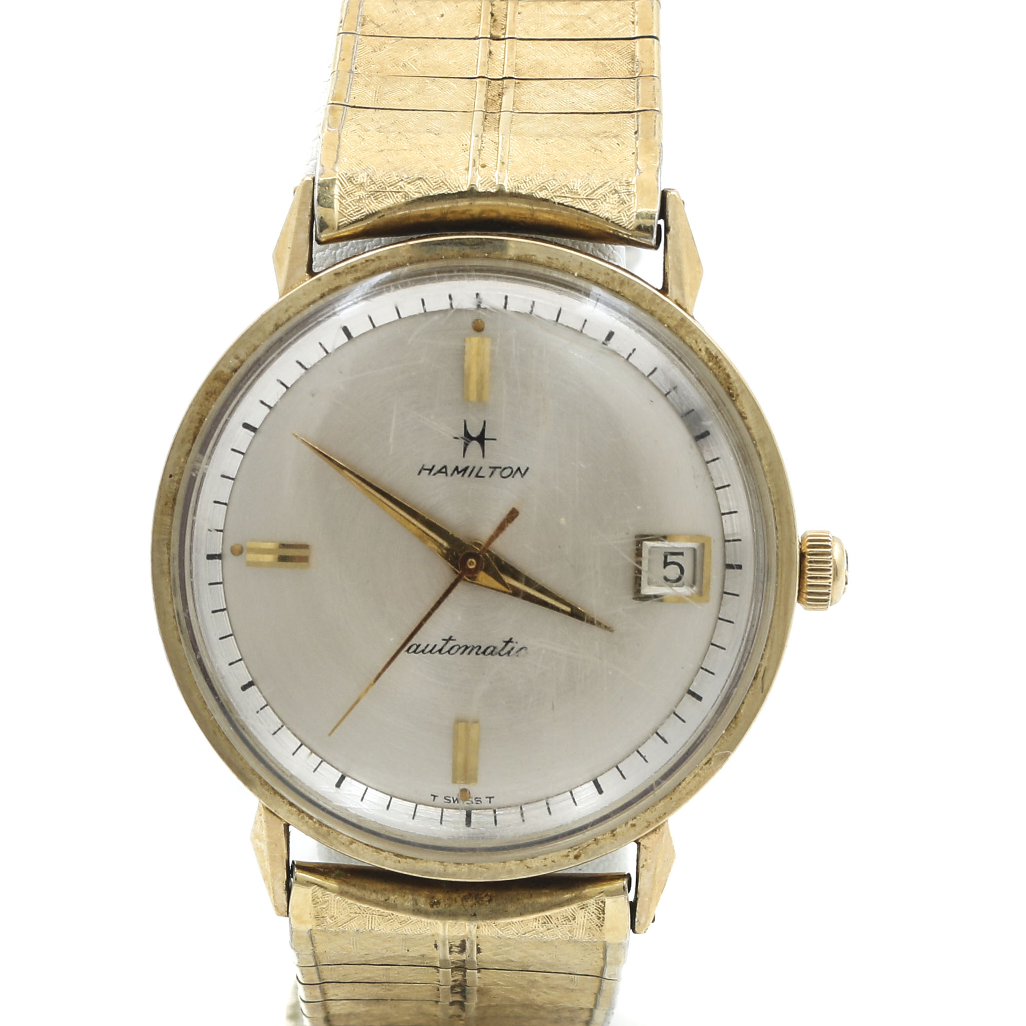 Hamilton Automatic Yellow Gold Tone Watch