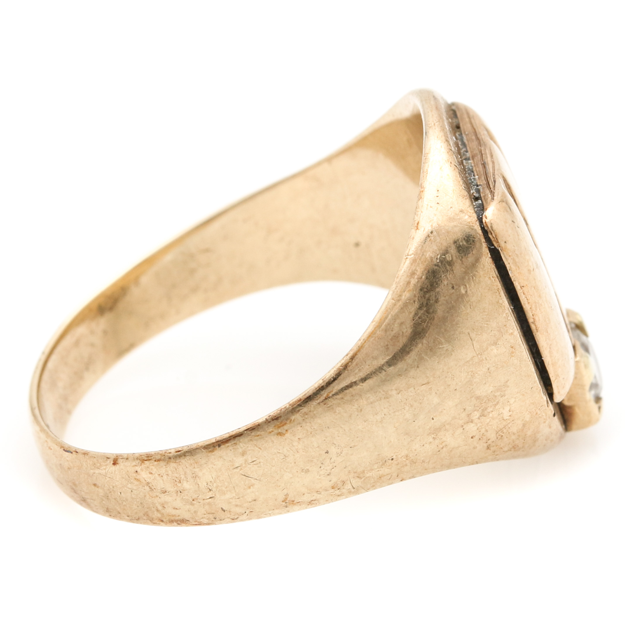 14K Yellow Gold International Harvester Service Ring