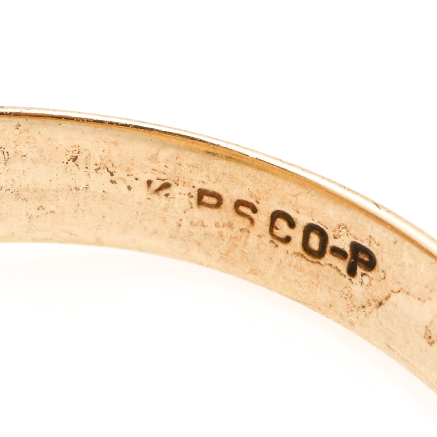 14K Yellow Gold International Harvester Service Ring