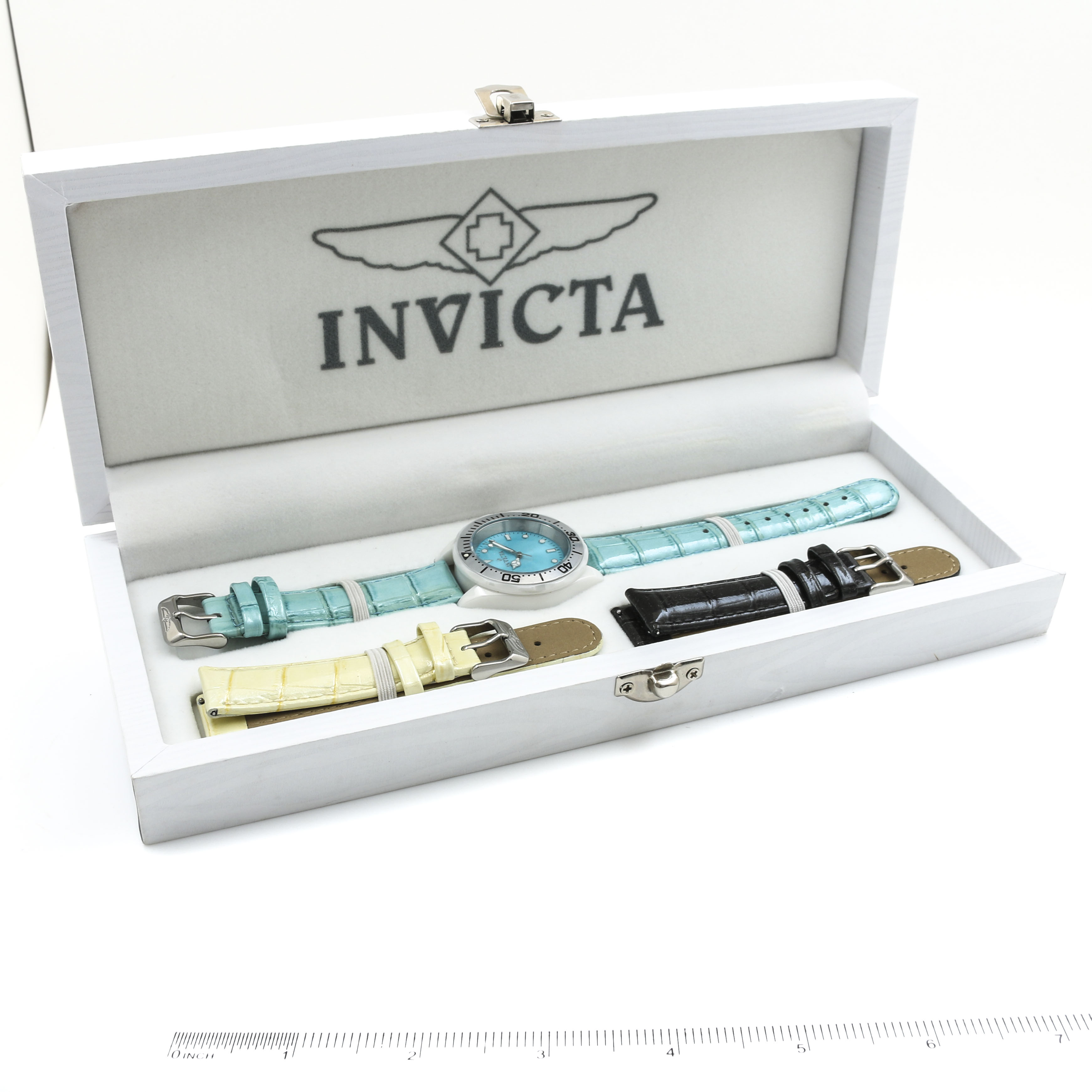 Invicta Ceramics Turquoise Dial Watch