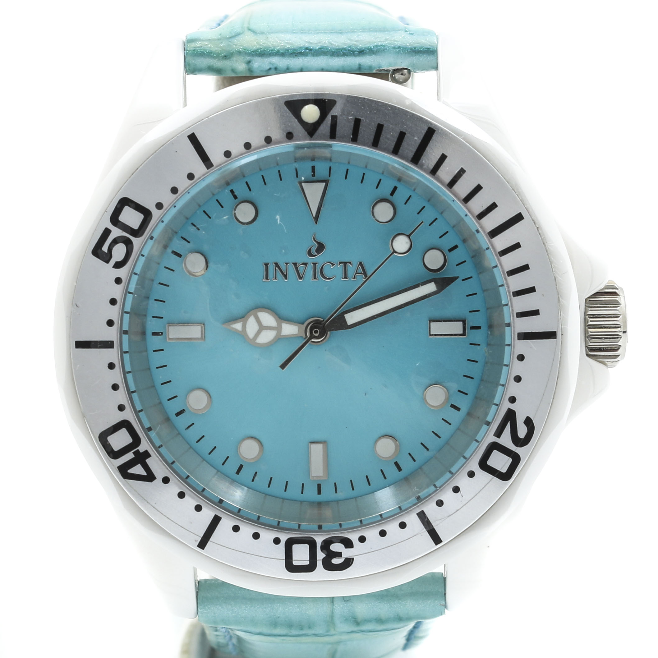 Invicta Ceramics Turquoise Dial Watch