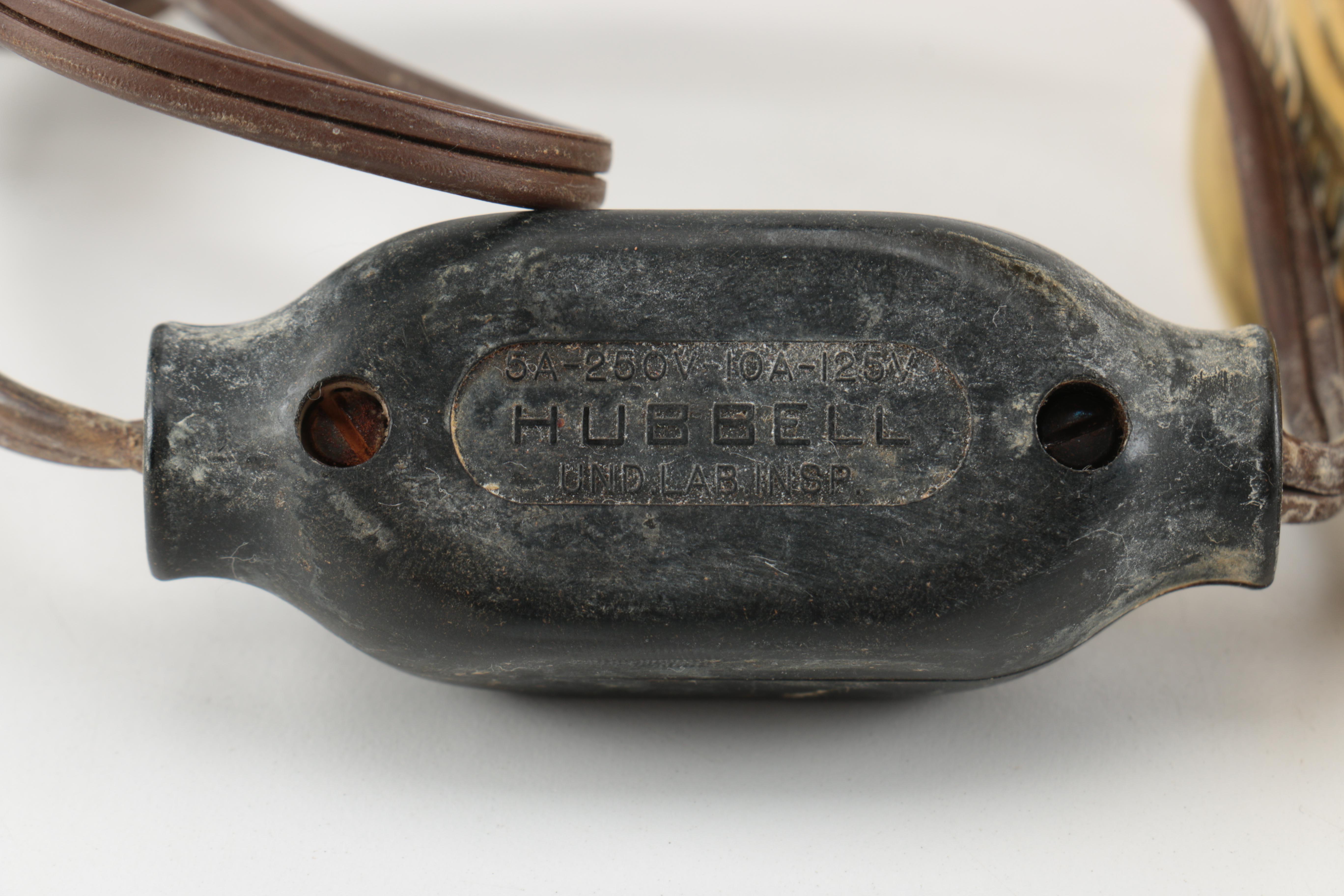 Converted Brass Oil Lamp with Floral Shade