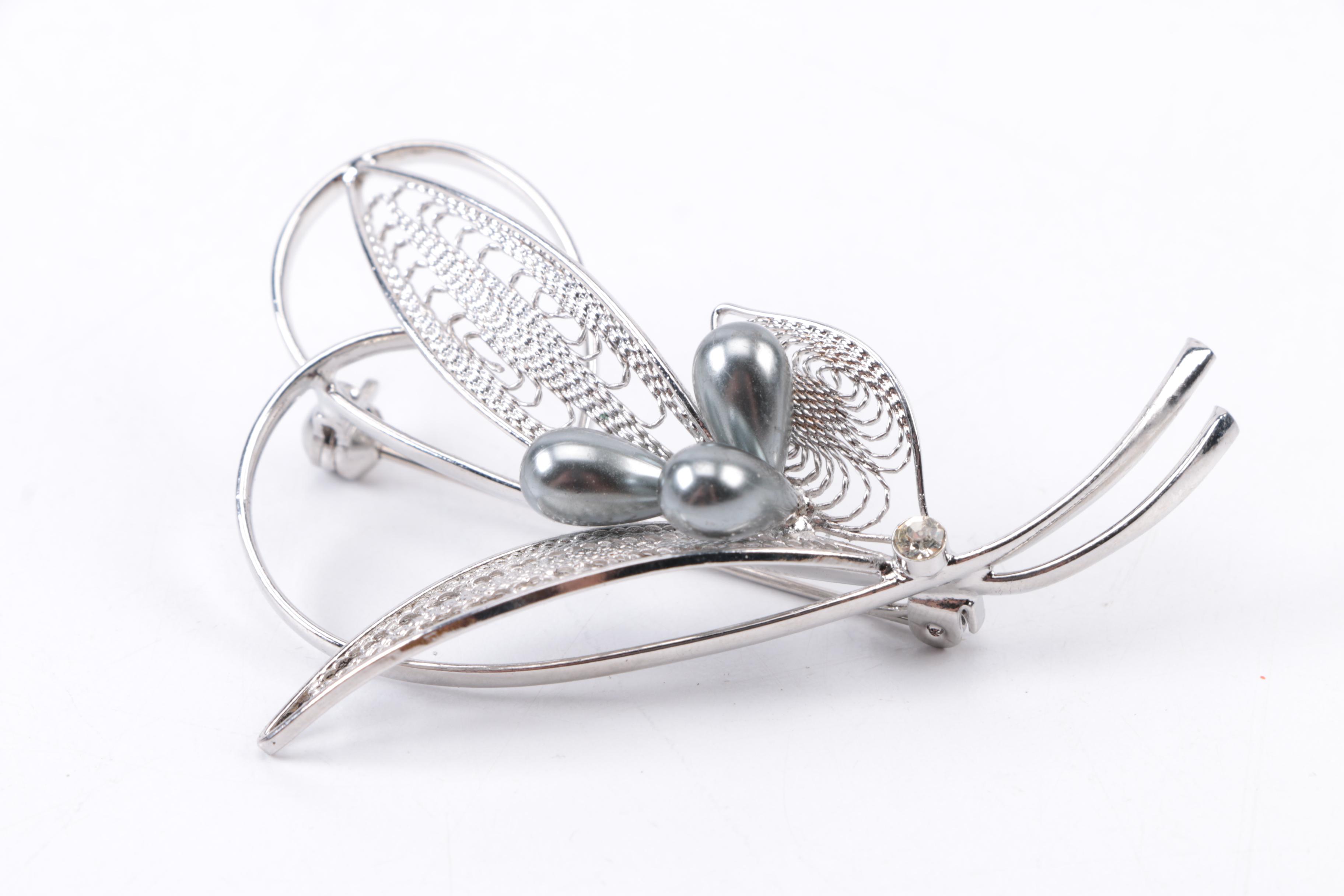 Vintage Costume Jewelry Including Sterling Silver