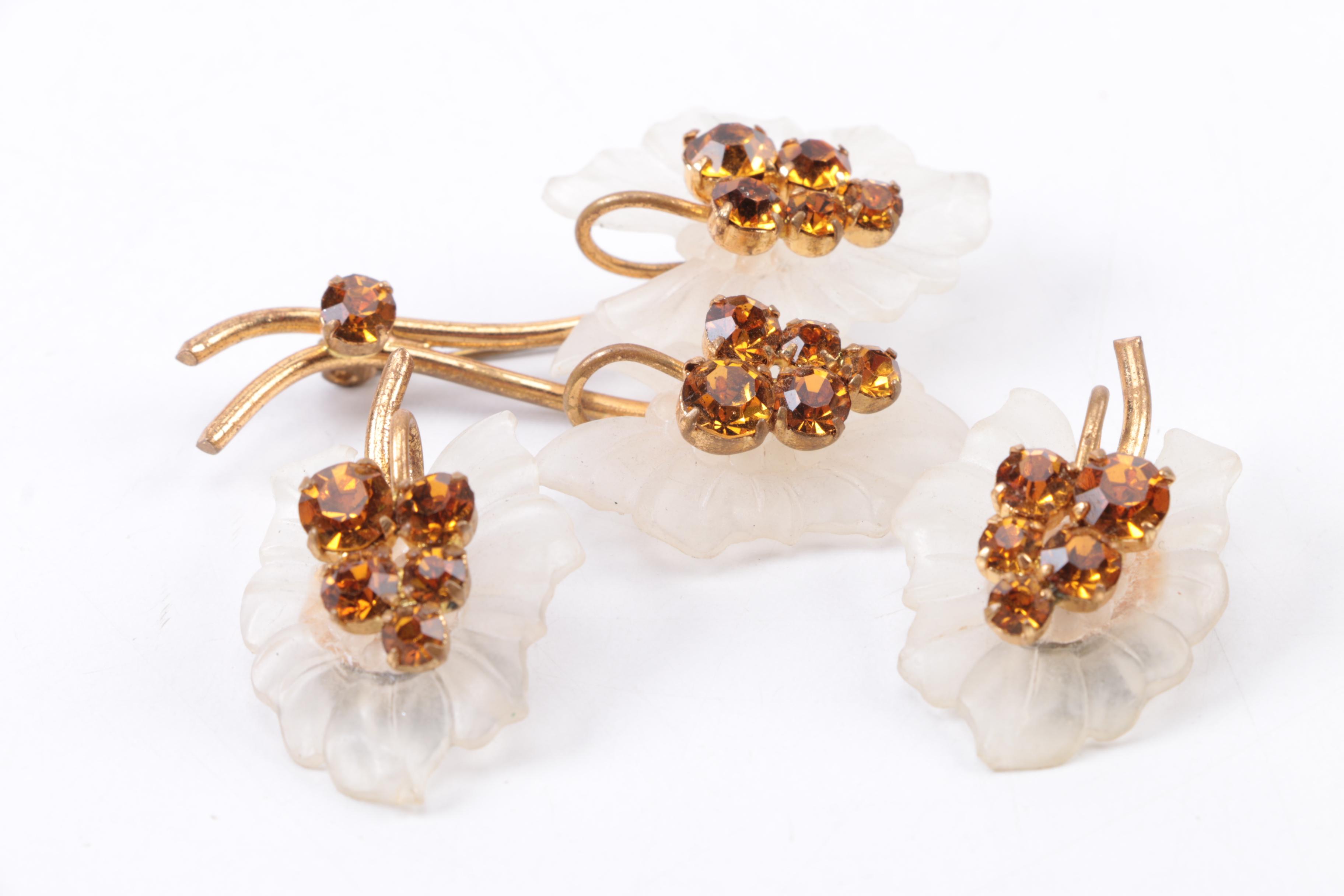 Vintage Costume Jewelry Including Sterling Silver