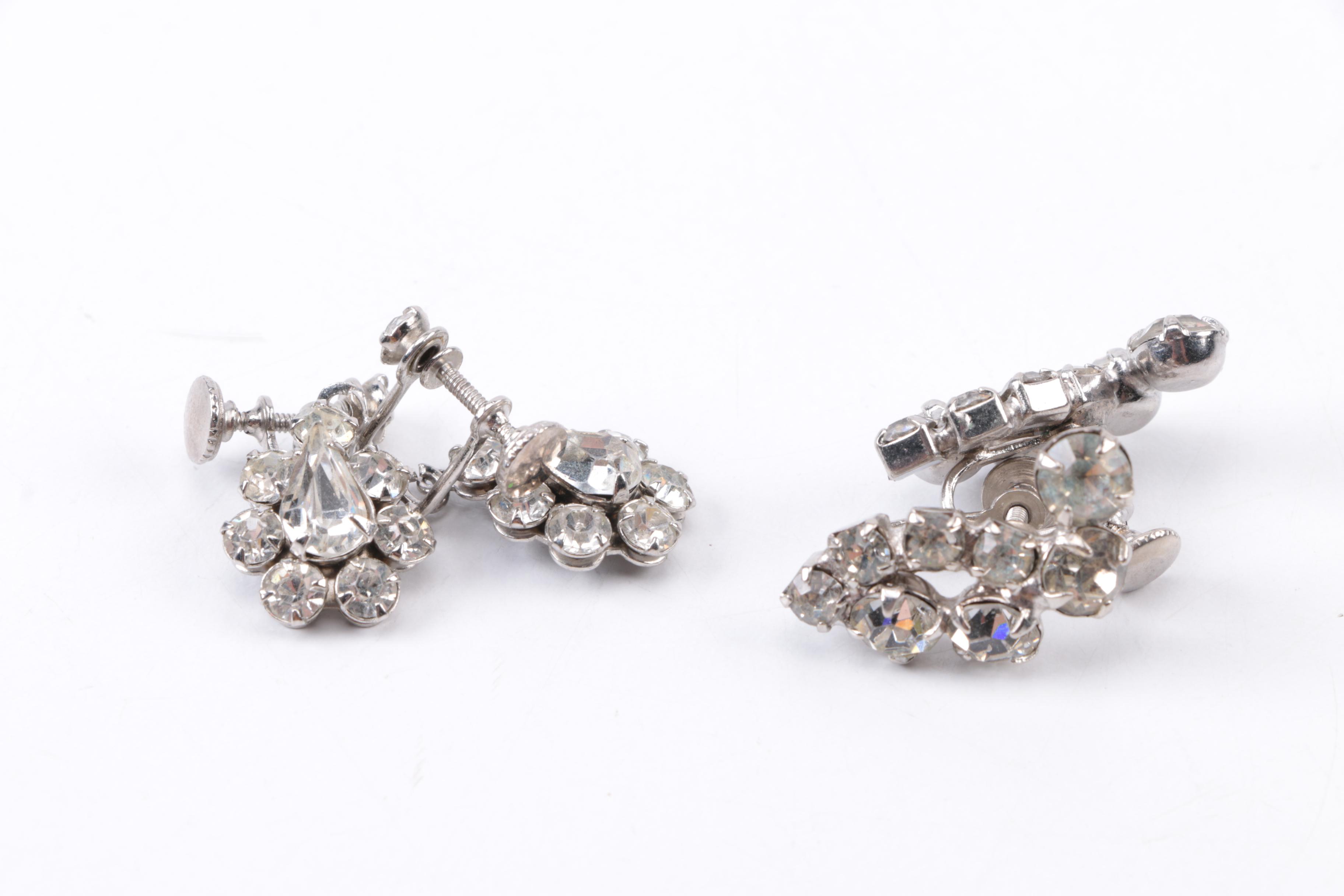 Vintage Costume Jewelry Including Sterling Silver