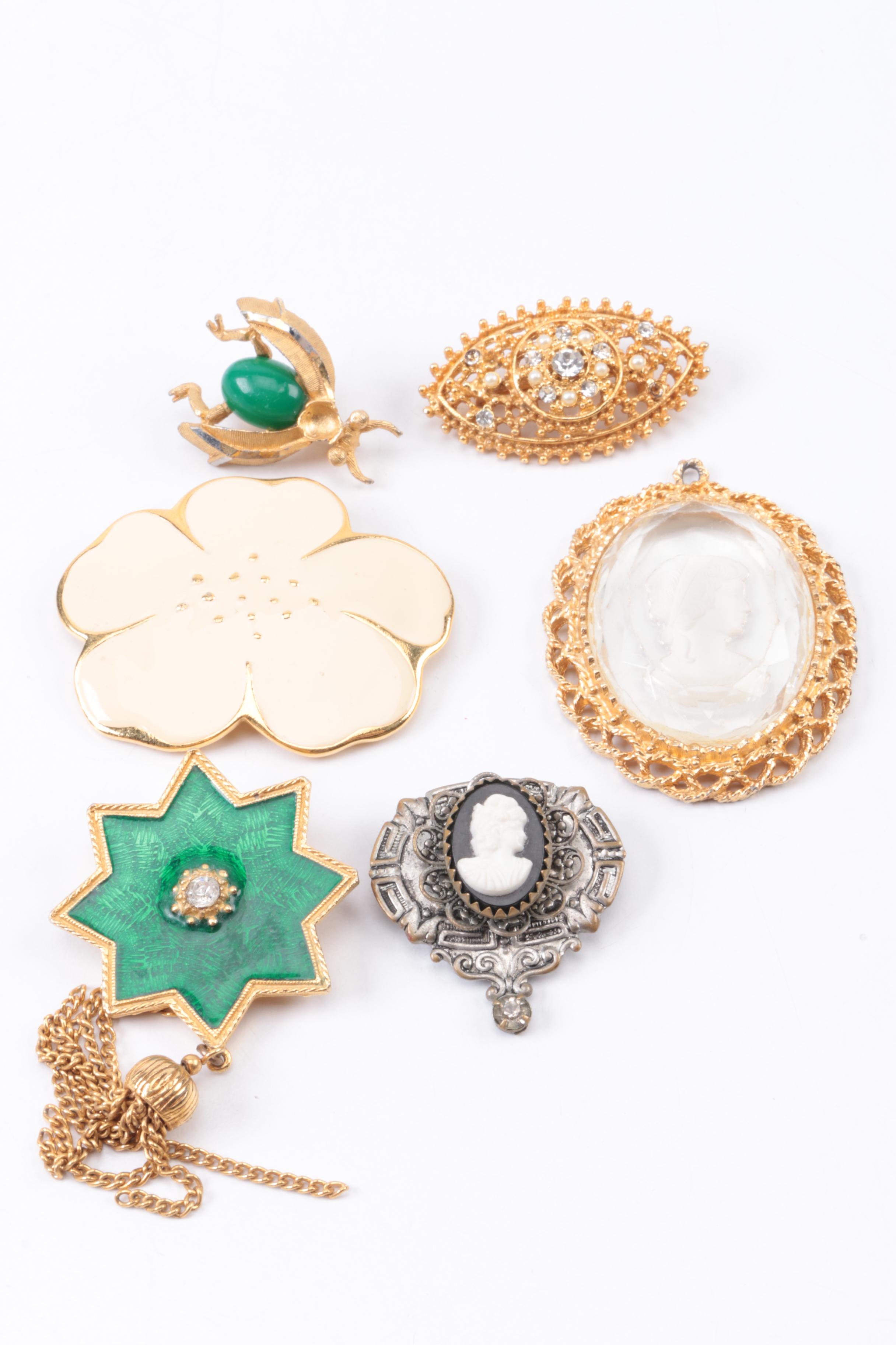 Vintage Costume Jewelry Including Sterling Silver