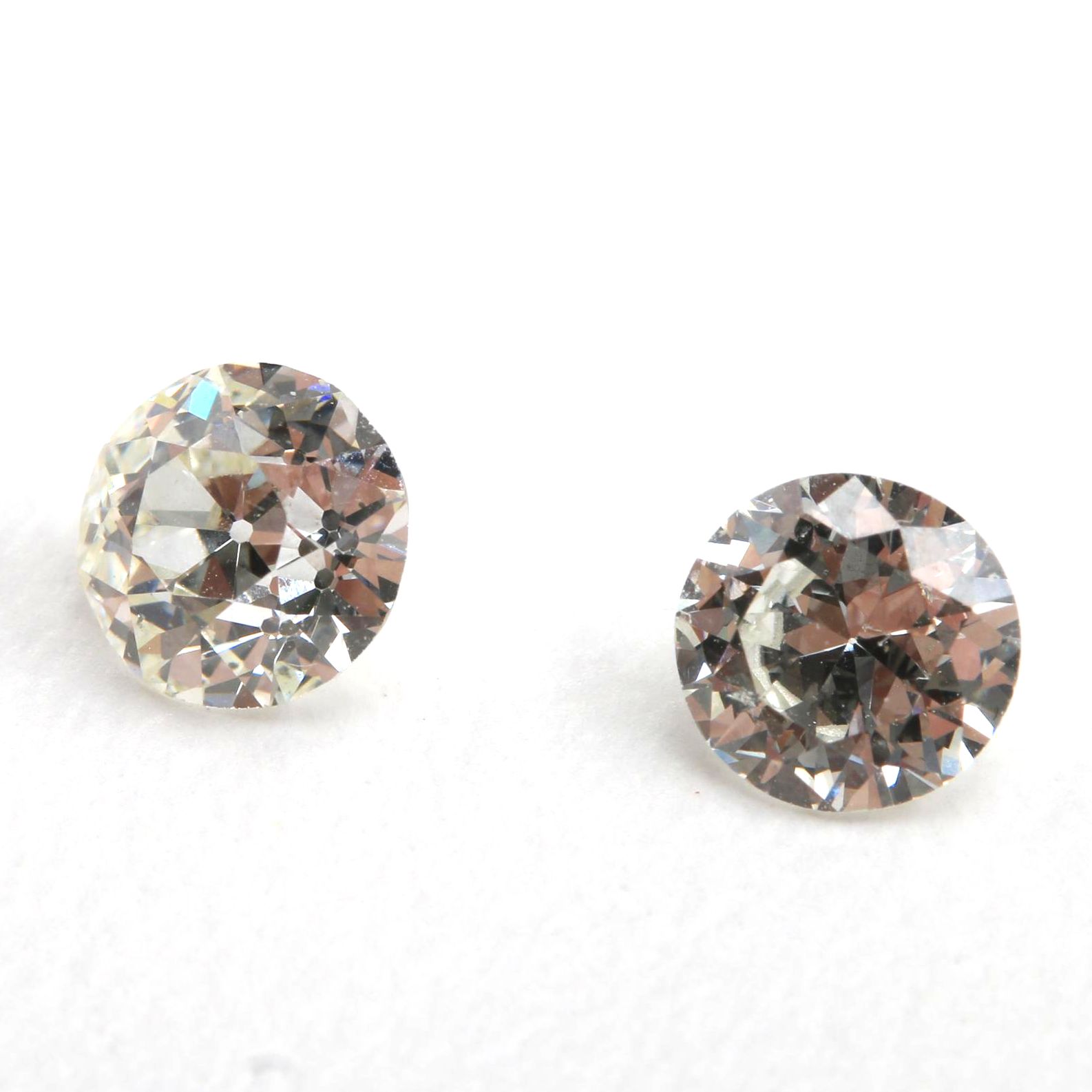 Two Loose Old European Cut Diamonds
