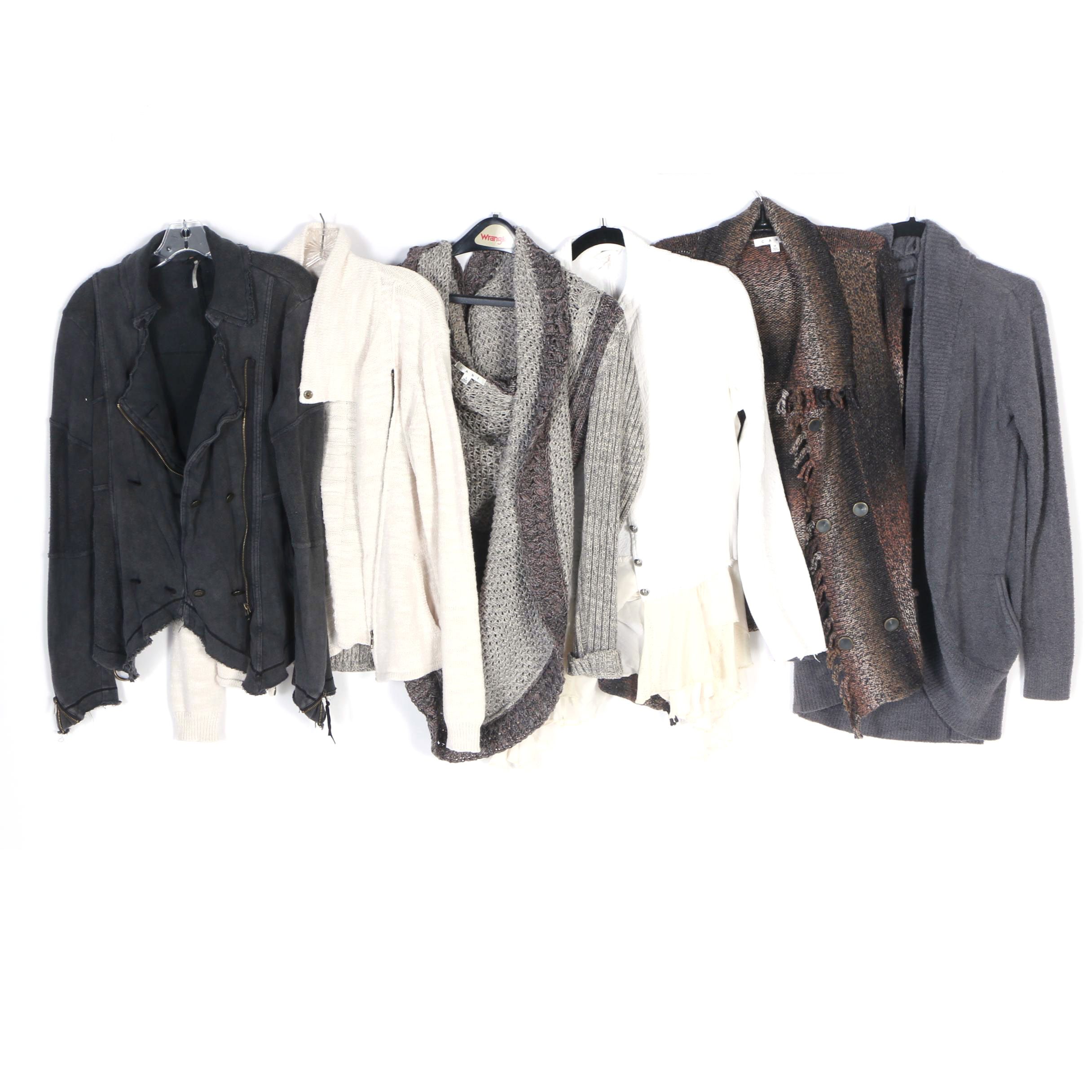 Collection of Women's Knit Tunic Sweaters and Cardigans