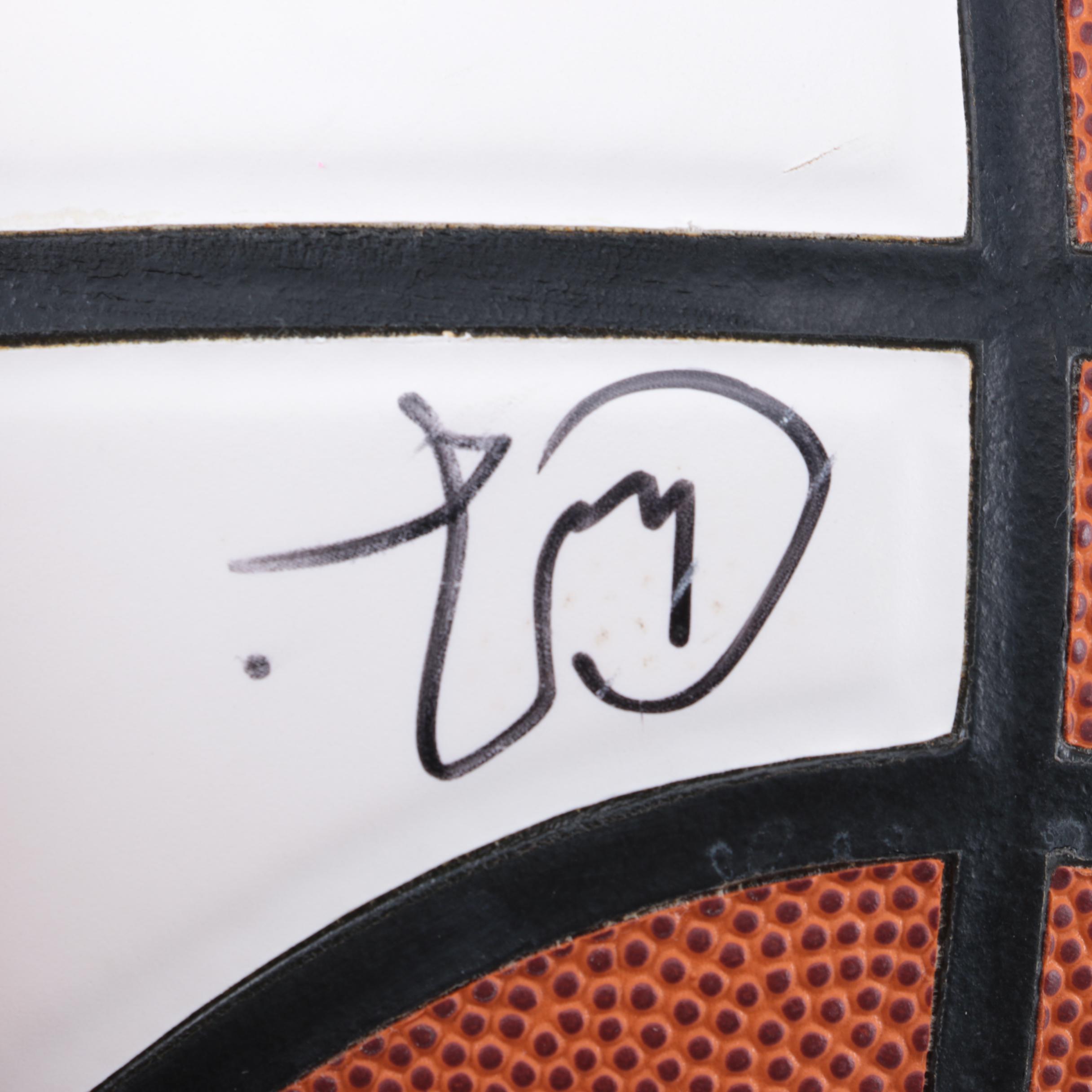 Autographed 2003 Indiana Pacers Basketball