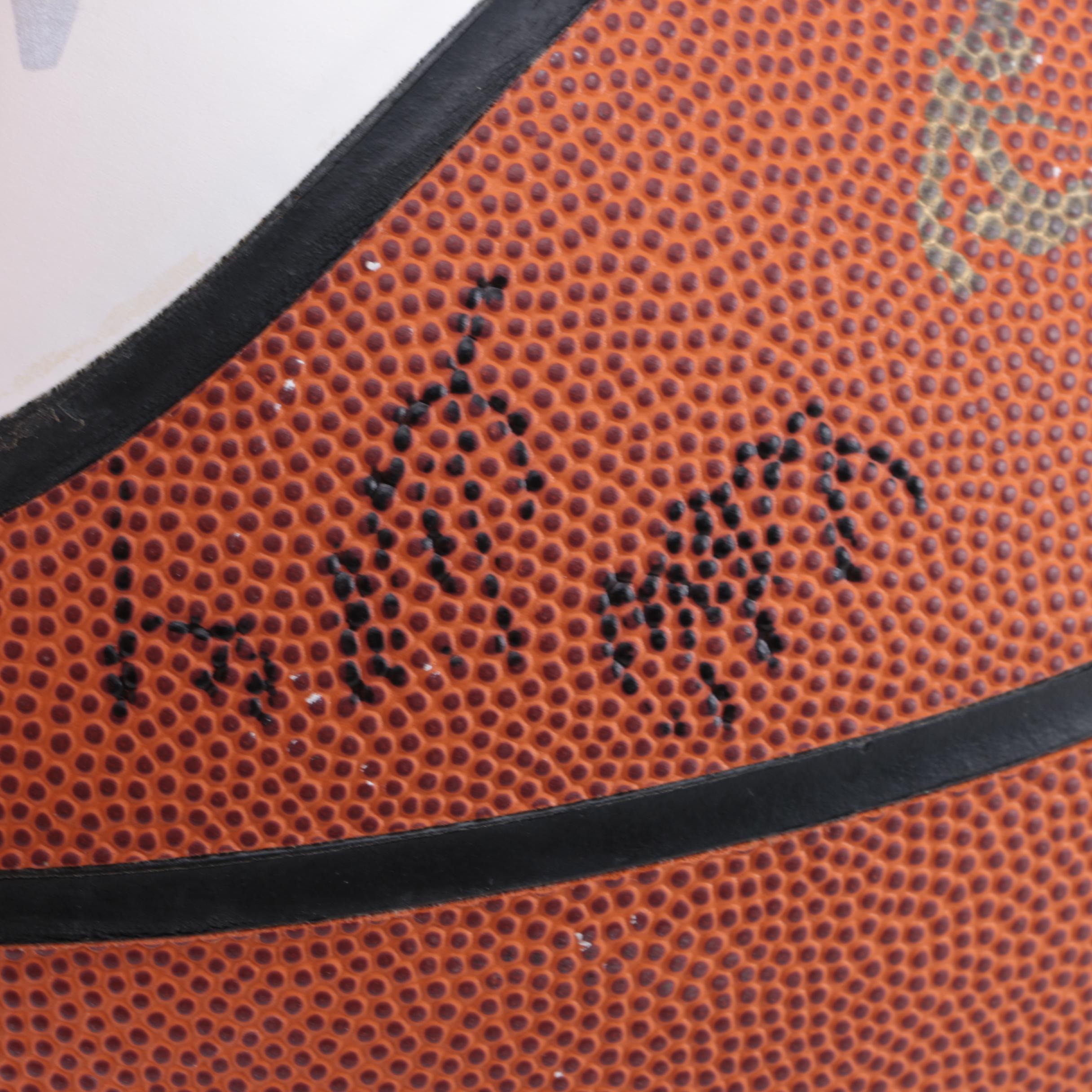 Autographed 2003 Indiana Pacers Basketball