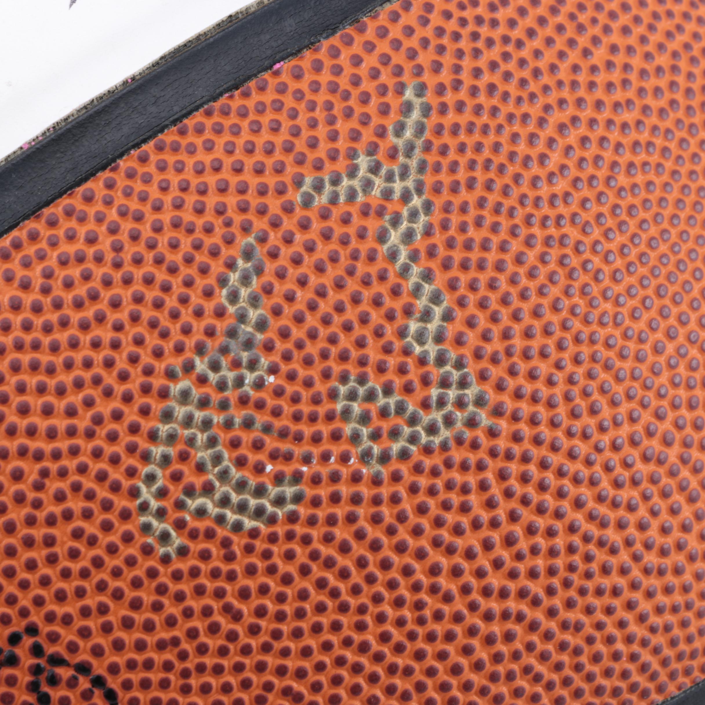 Autographed 2003 Indiana Pacers Basketball