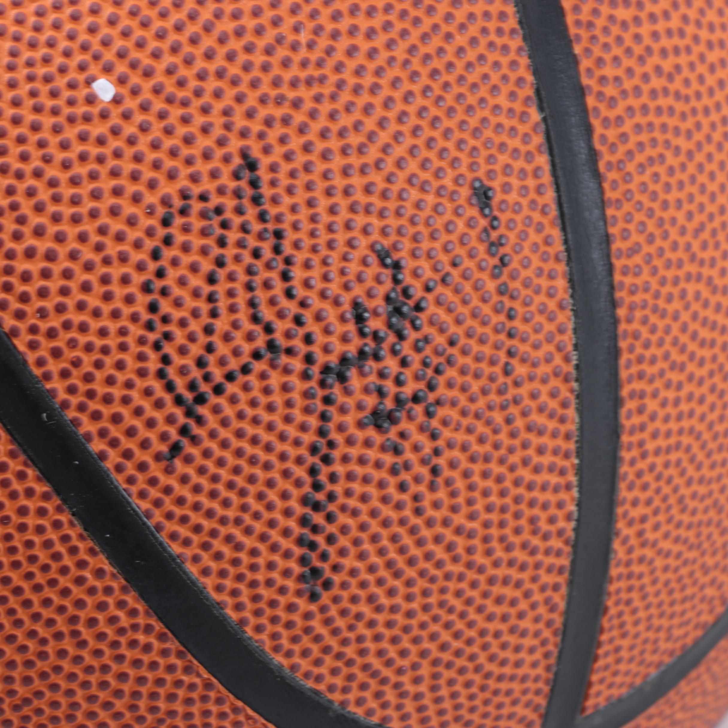 Autographed 2003 Indiana Pacers Basketball