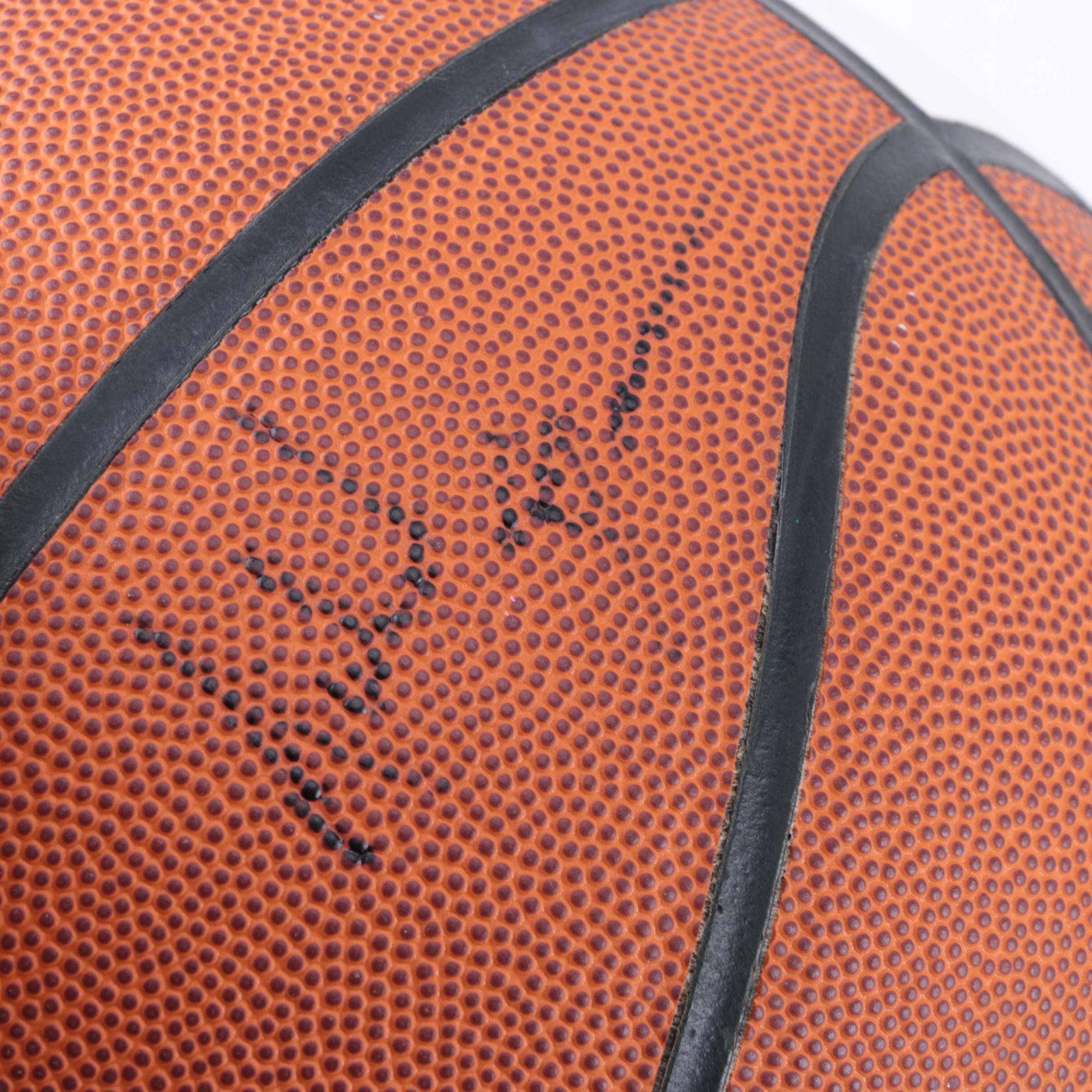 Autographed 2003 Indiana Pacers Basketball