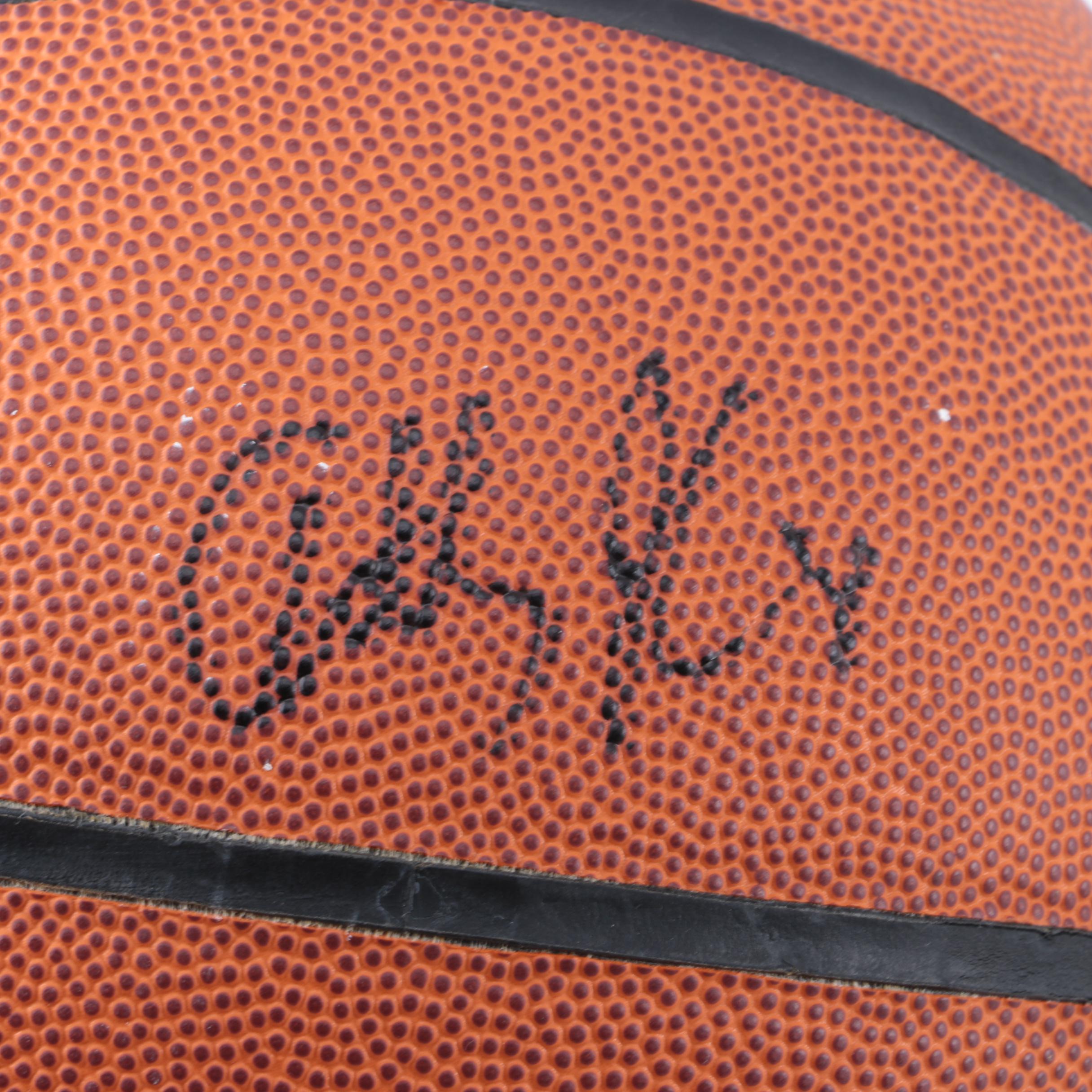 Autographed 2003 Indiana Pacers Basketball