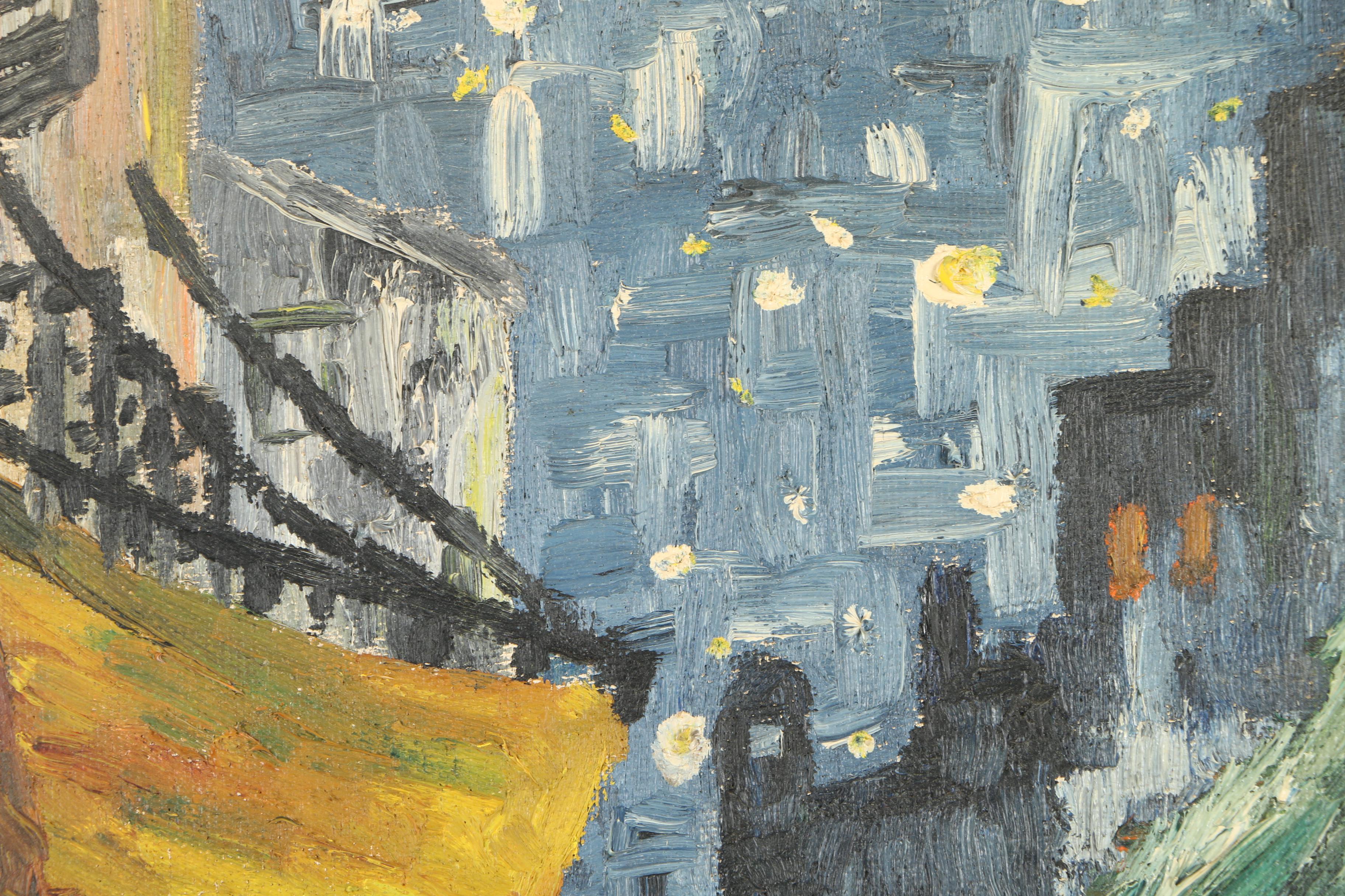 Copy Oil Painting after Van Gogh's "Cafe Terrace at Night"