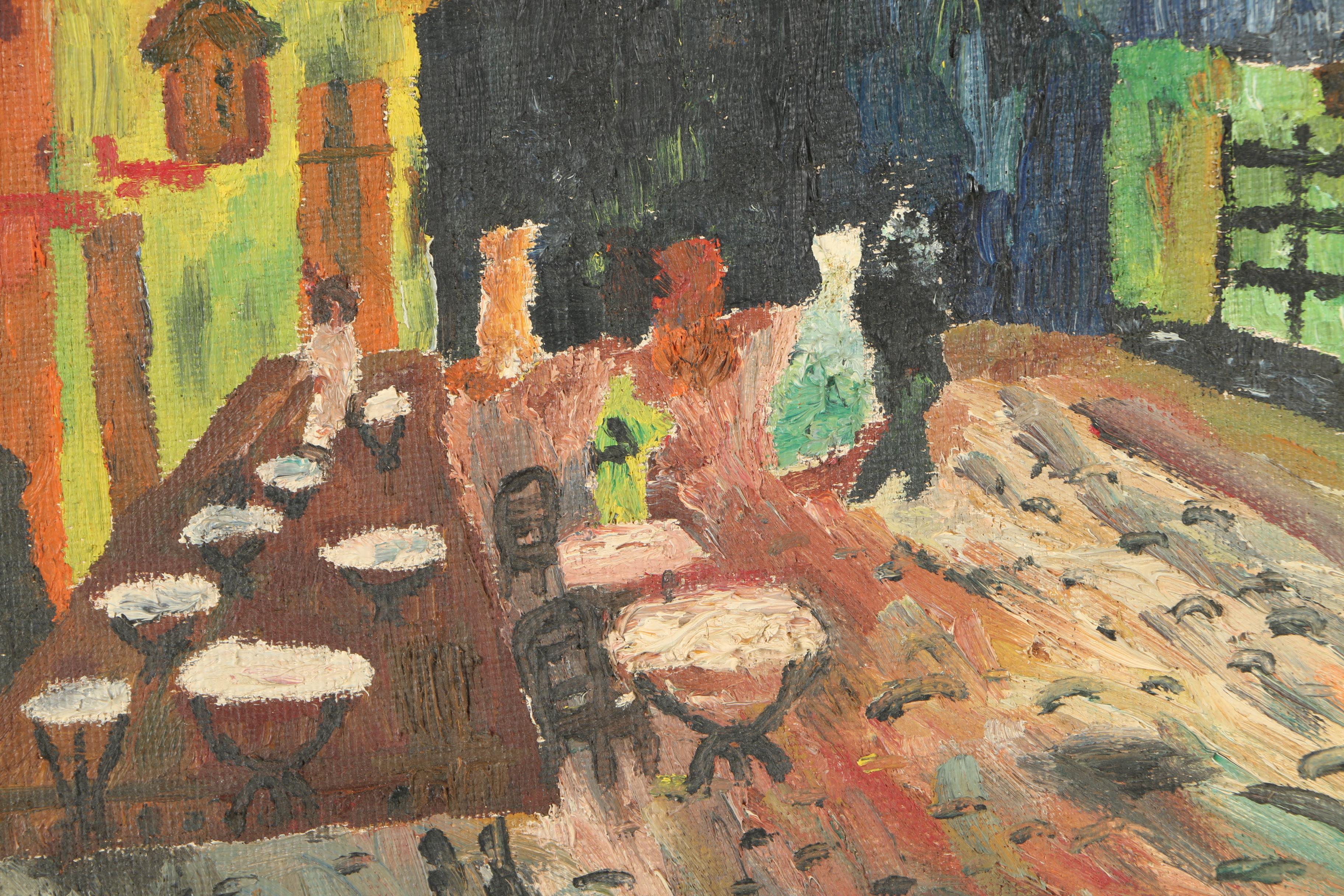 Copy Oil Painting after Van Gogh's "Cafe Terrace at Night"