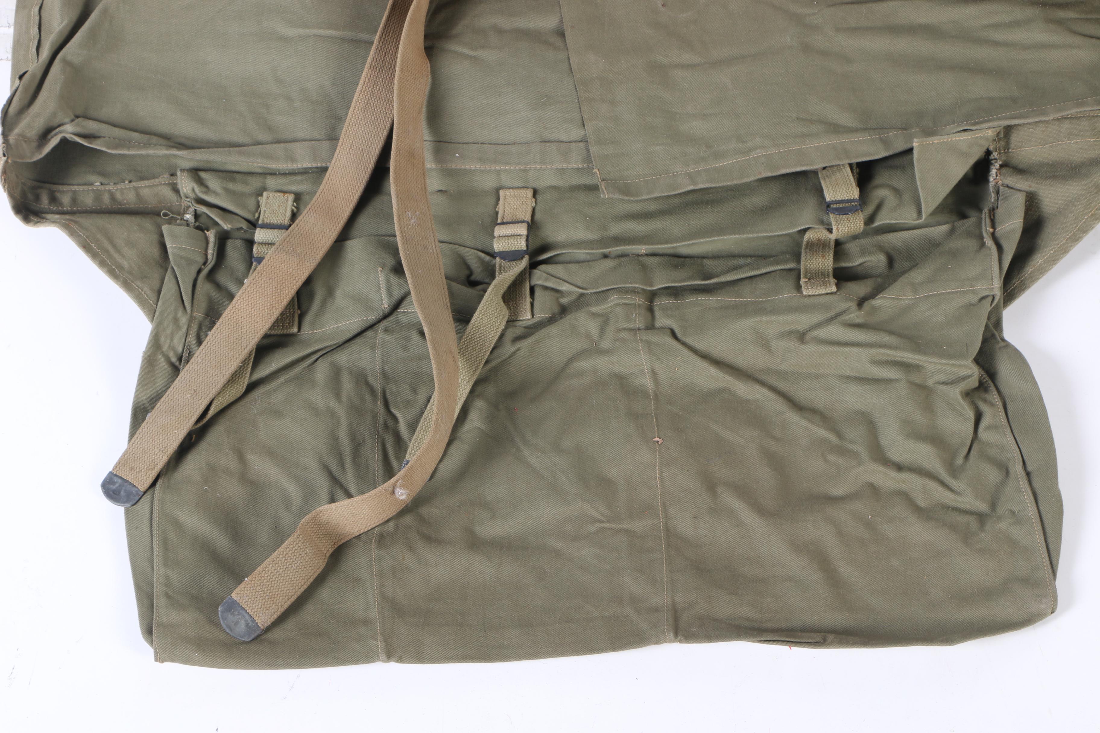 Military Shelter Half and Sleeping Bag