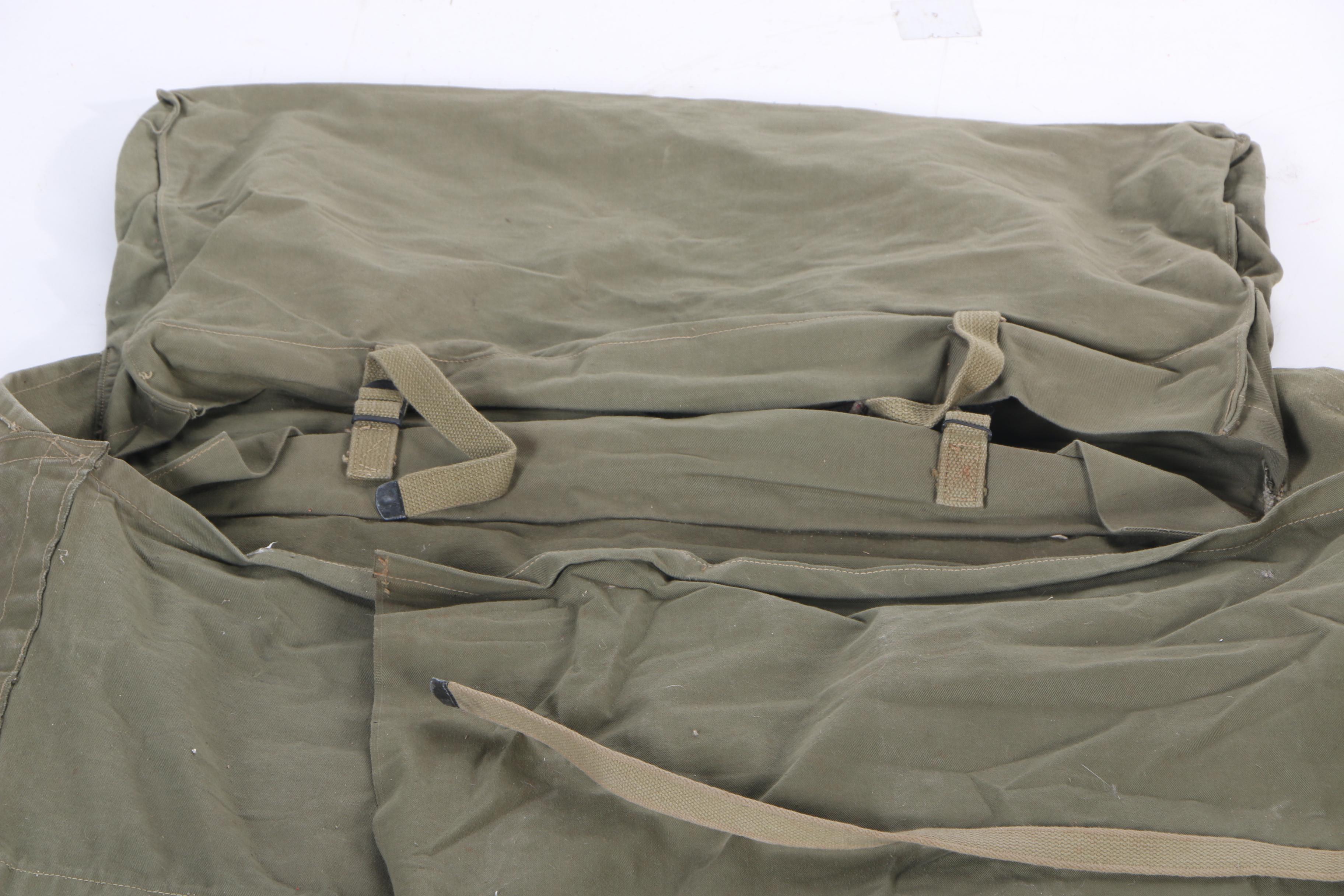 Military Shelter Half and Sleeping Bag