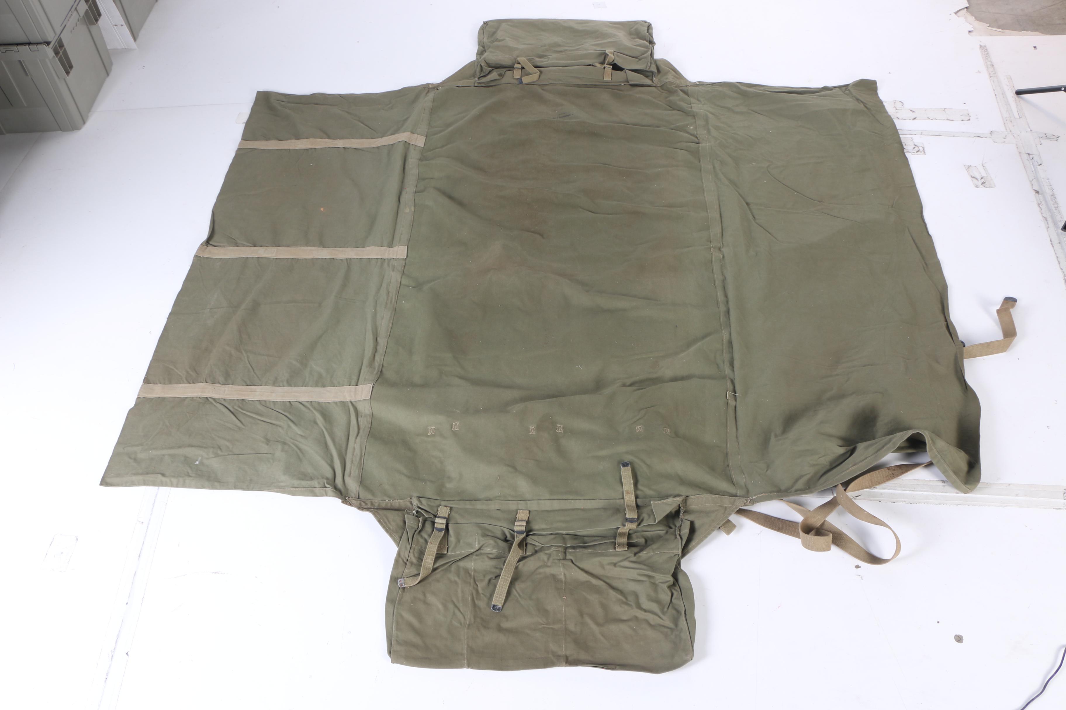 Military Shelter Half and Sleeping Bag