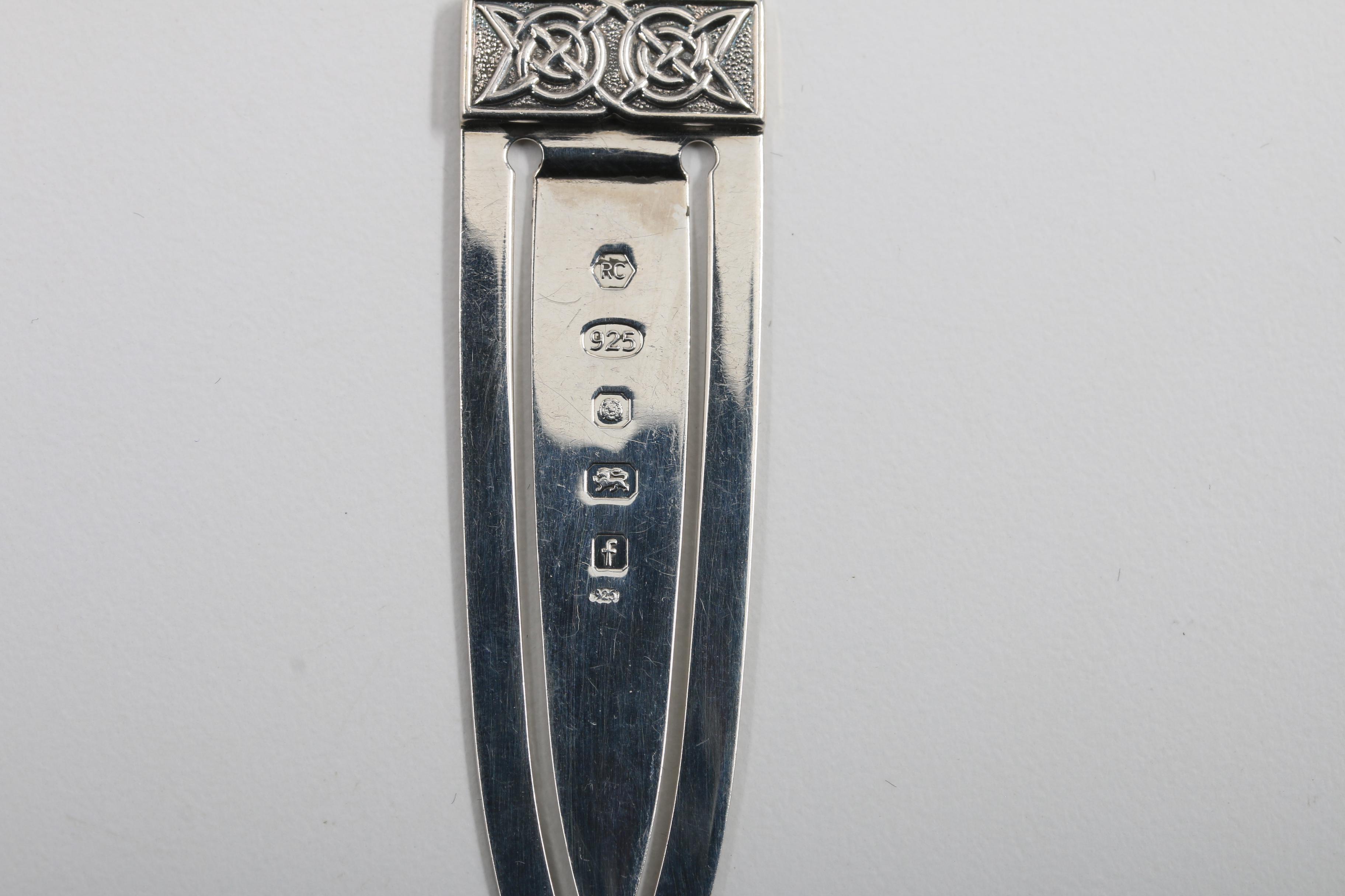 Carr's of Sheffield Ltd. Sterling Silver Bookmark