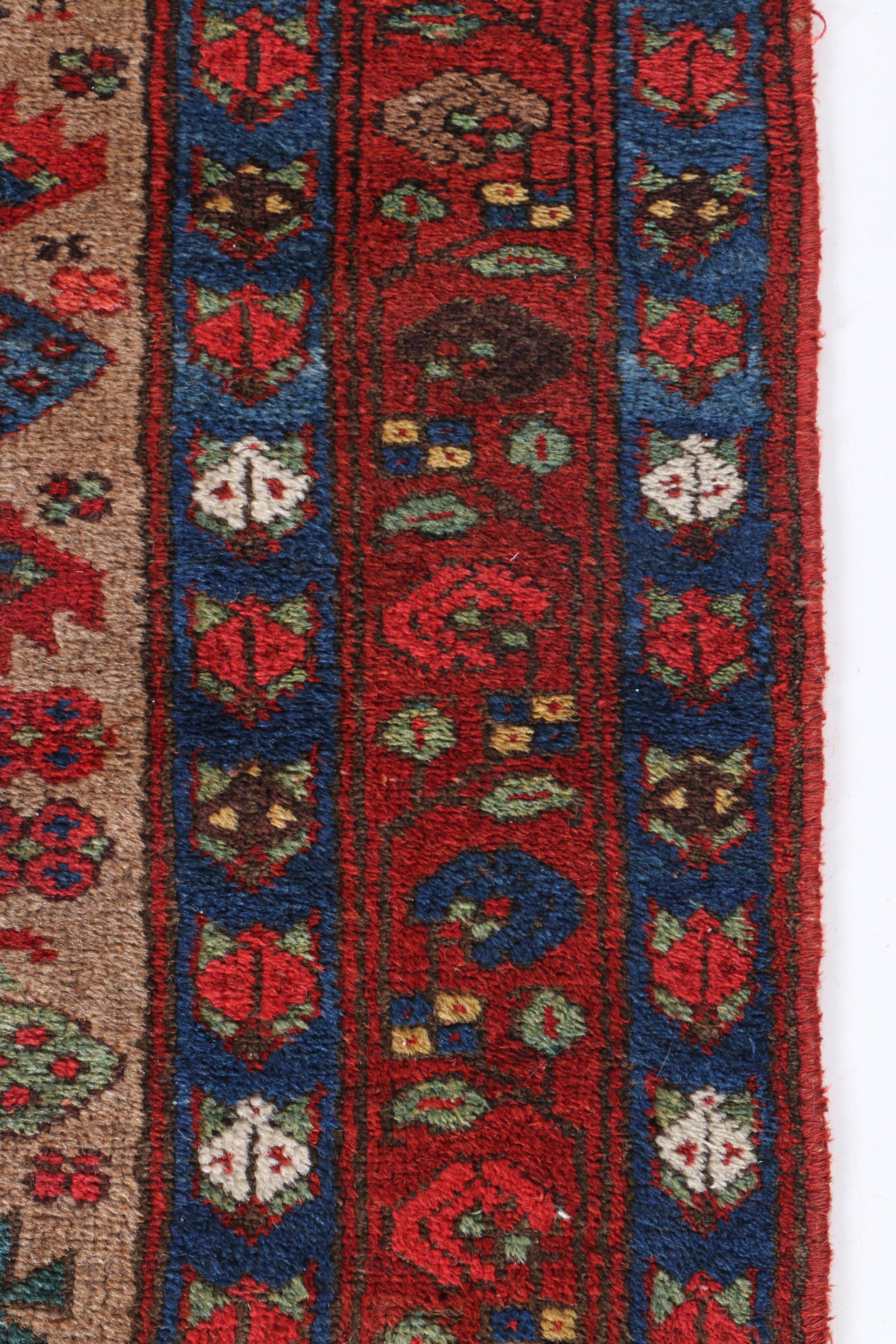 Hand-Knotted Persian Khamseh Long Rug