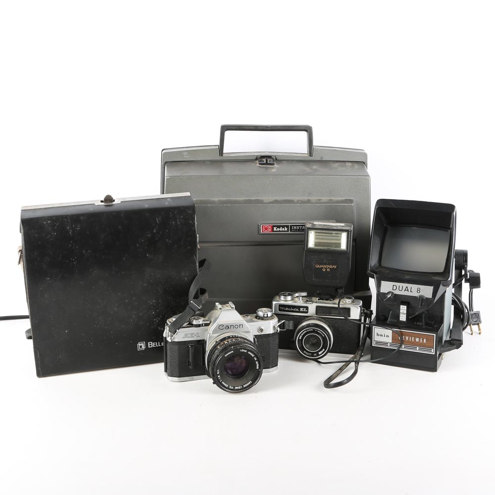 Vintage Cameras, Projectors and Accessories