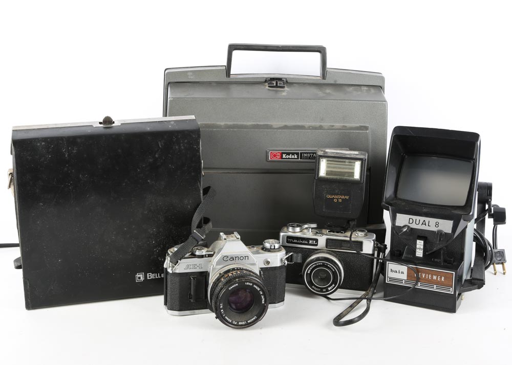 Vintage Cameras, Projectors and Accessories